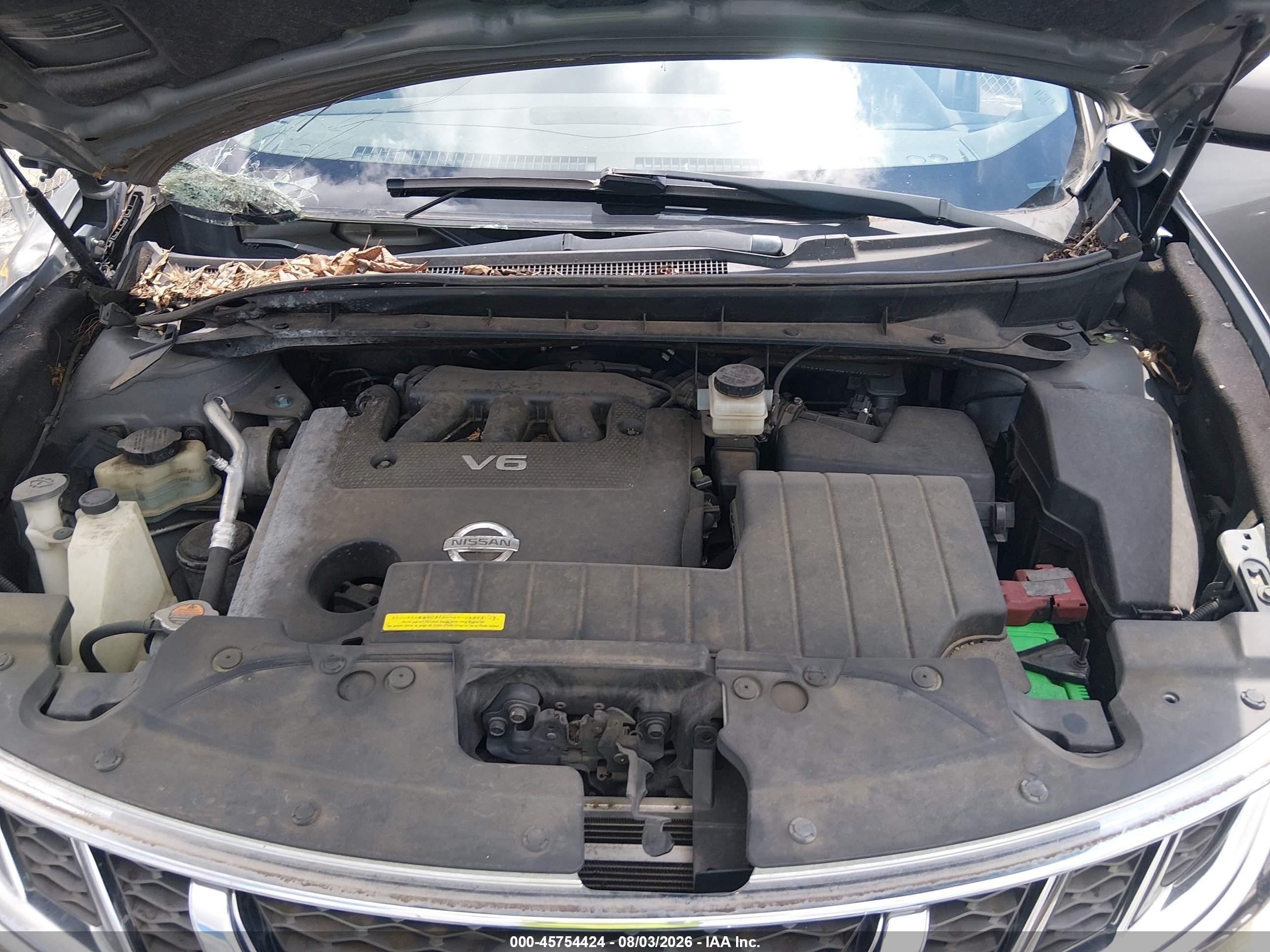 2012 Nissan Murano Sv Gray vin: JN8AZ1MU1CW104757