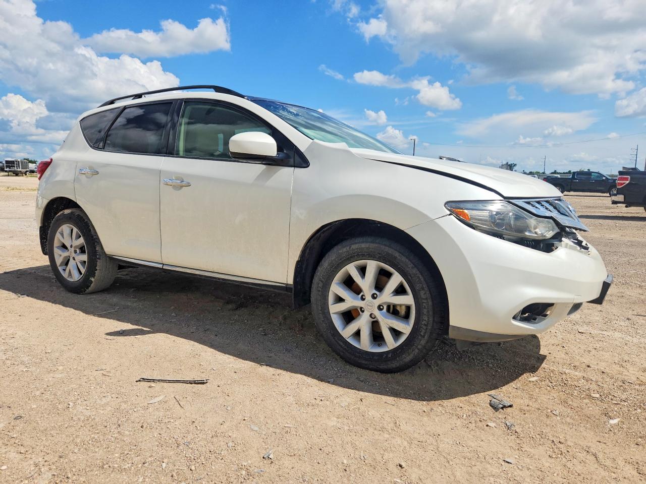 2012 Nissan Murano S White vin: JN8AZ1MU1CW116035