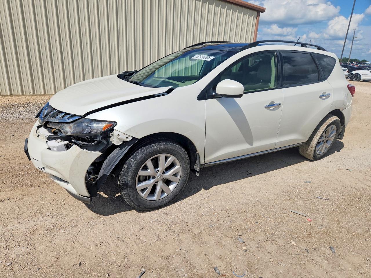 2012 Nissan Murano S White vin: JN8AZ1MU1CW116035