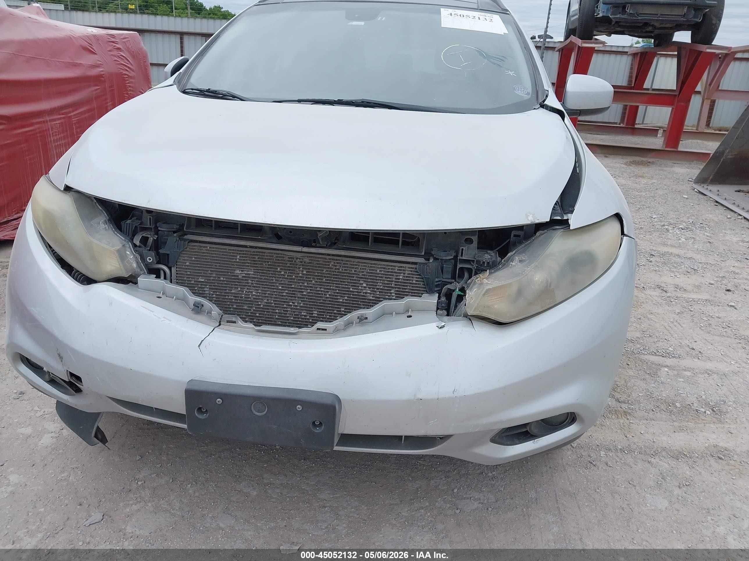 2012 Nissan Murano Sl Серебряный vin: JN8AZ1MU1CW116150
