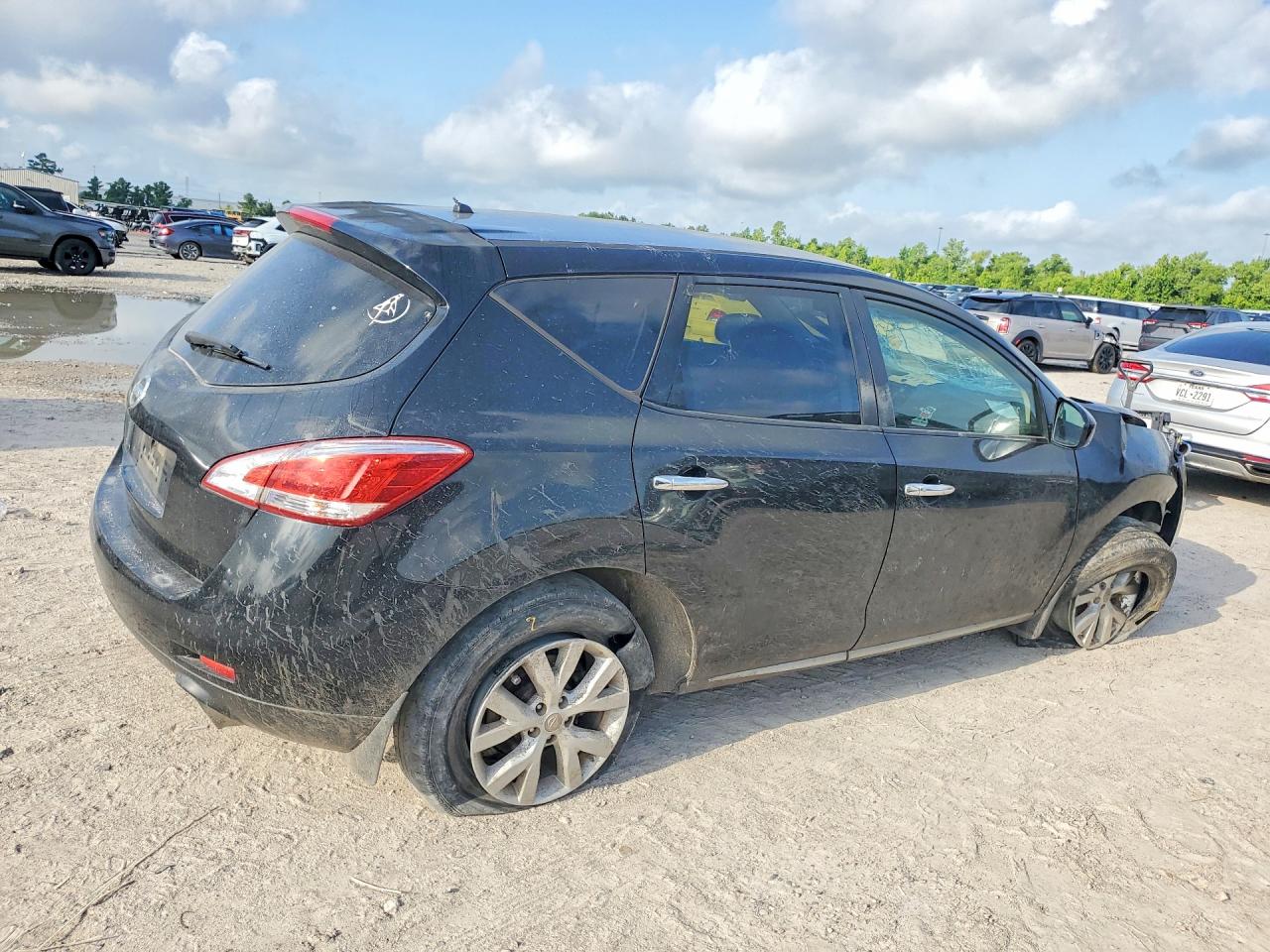 2012 Nissan Murano S Черный vin: JN8AZ1MU1CW122255