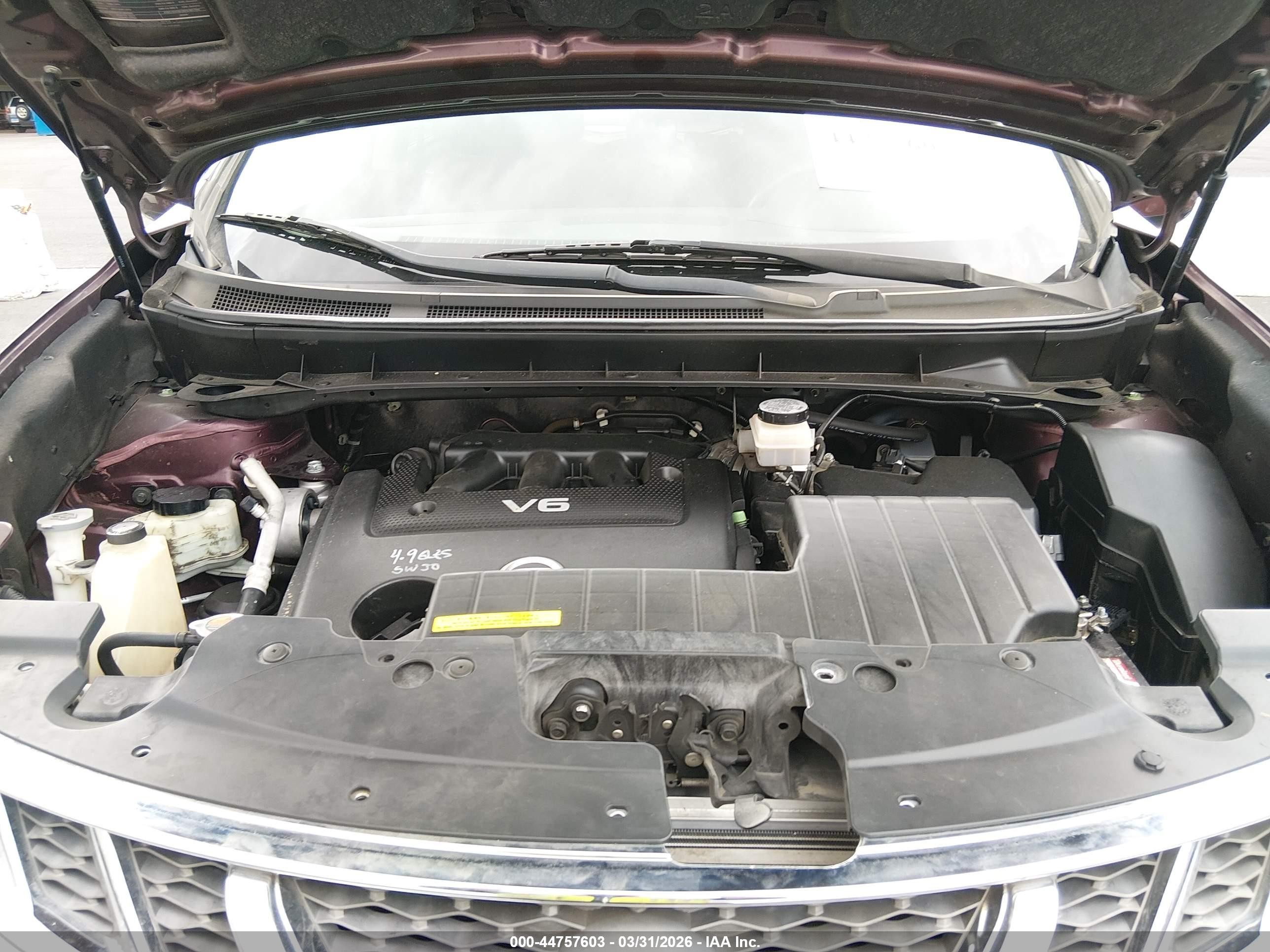 2014 Nissan Murano S Burgundy vin: JN8AZ1MU1EW402048