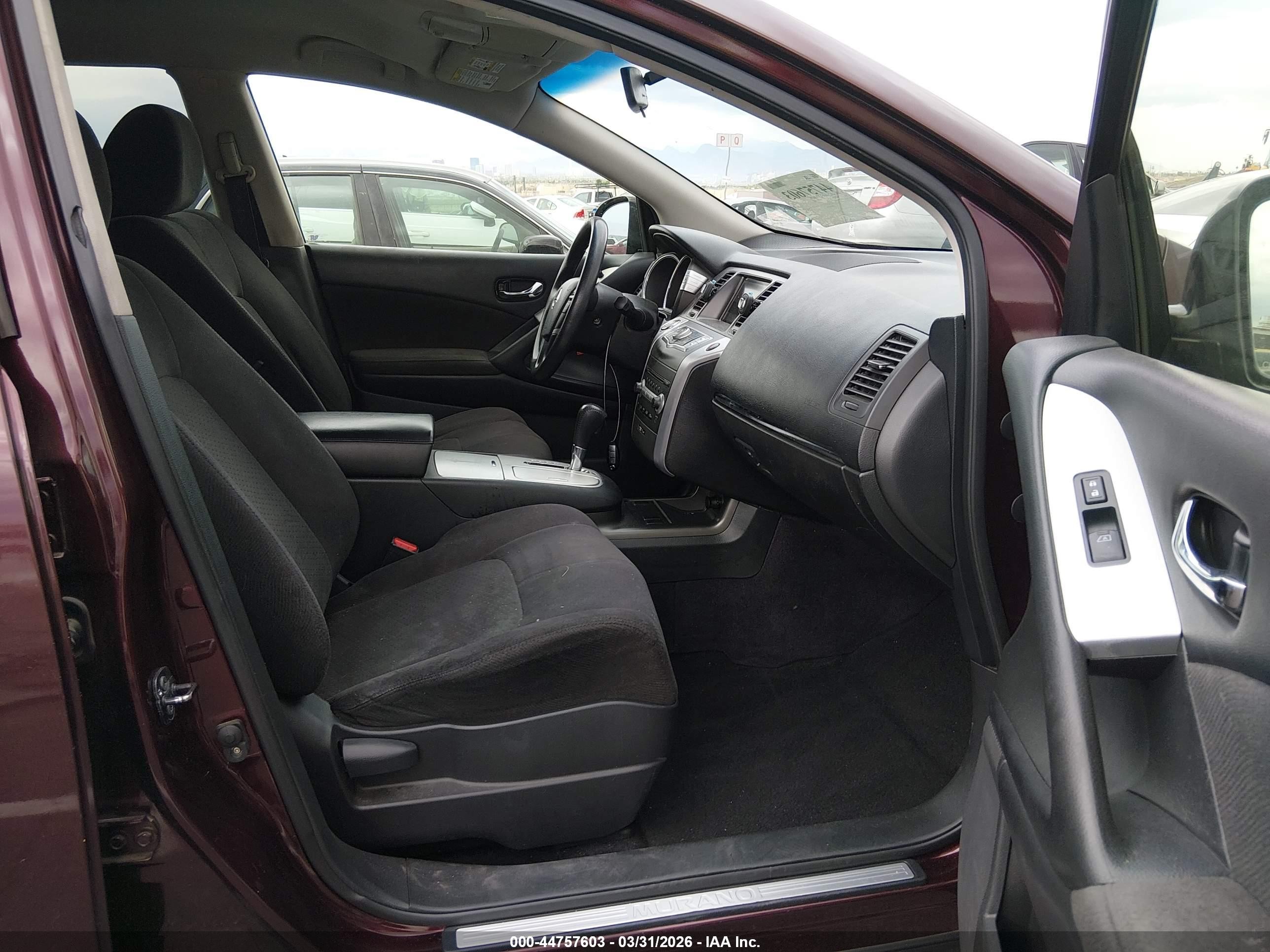 2014 Nissan Murano S Burgundy vin: JN8AZ1MU1EW402048