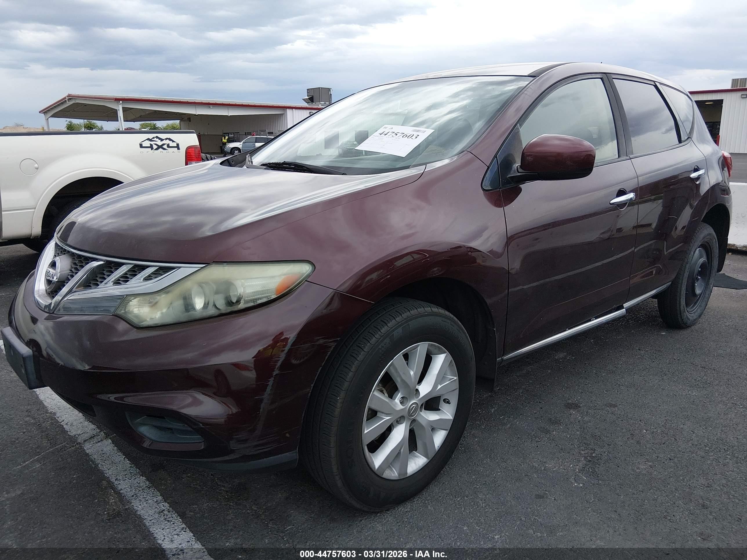 2014 Nissan Murano S Burgundy vin: JN8AZ1MU1EW402048