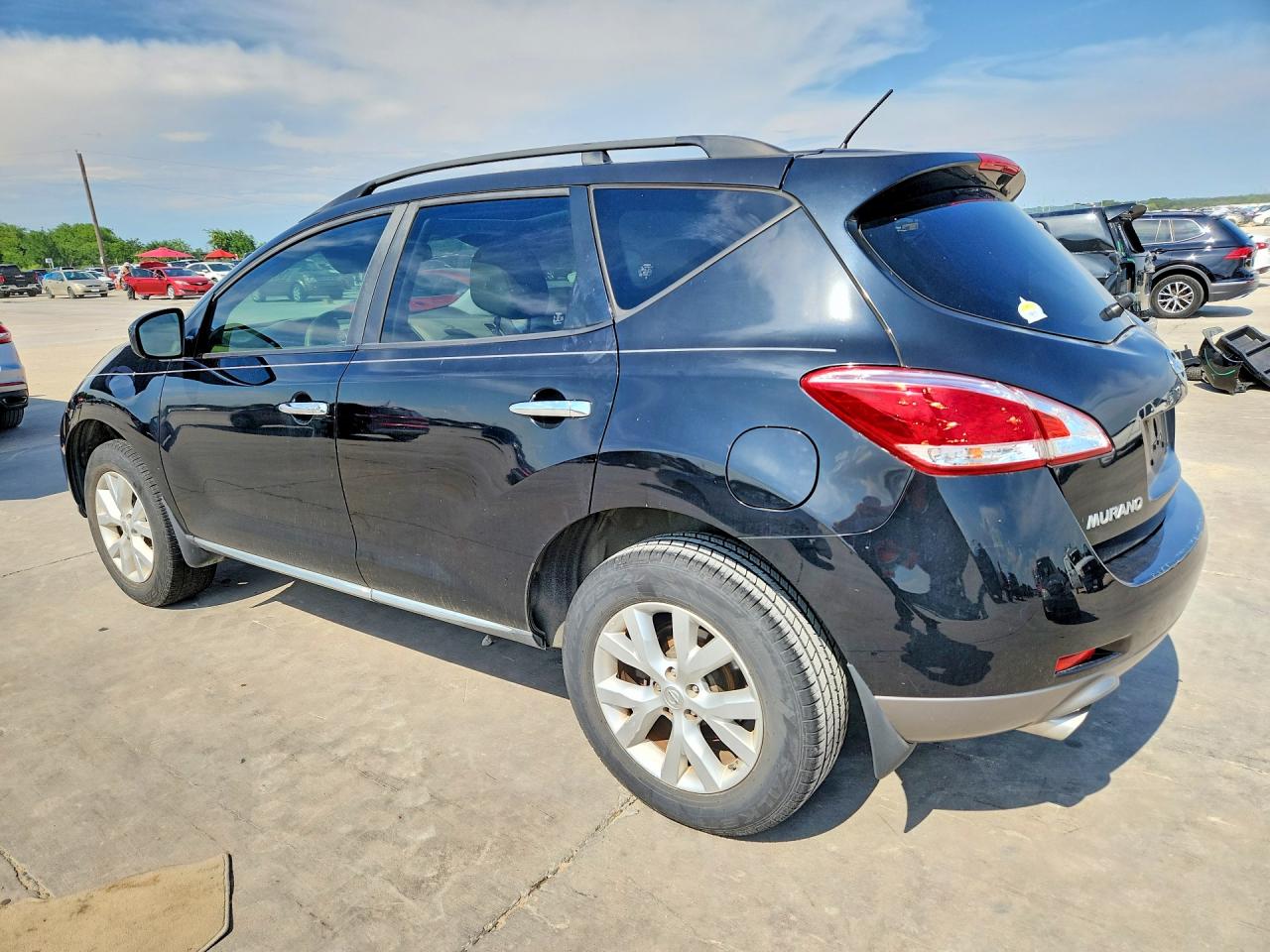 2014 Nissan Murano Sl Black vin: JN8AZ1MU1EW418914