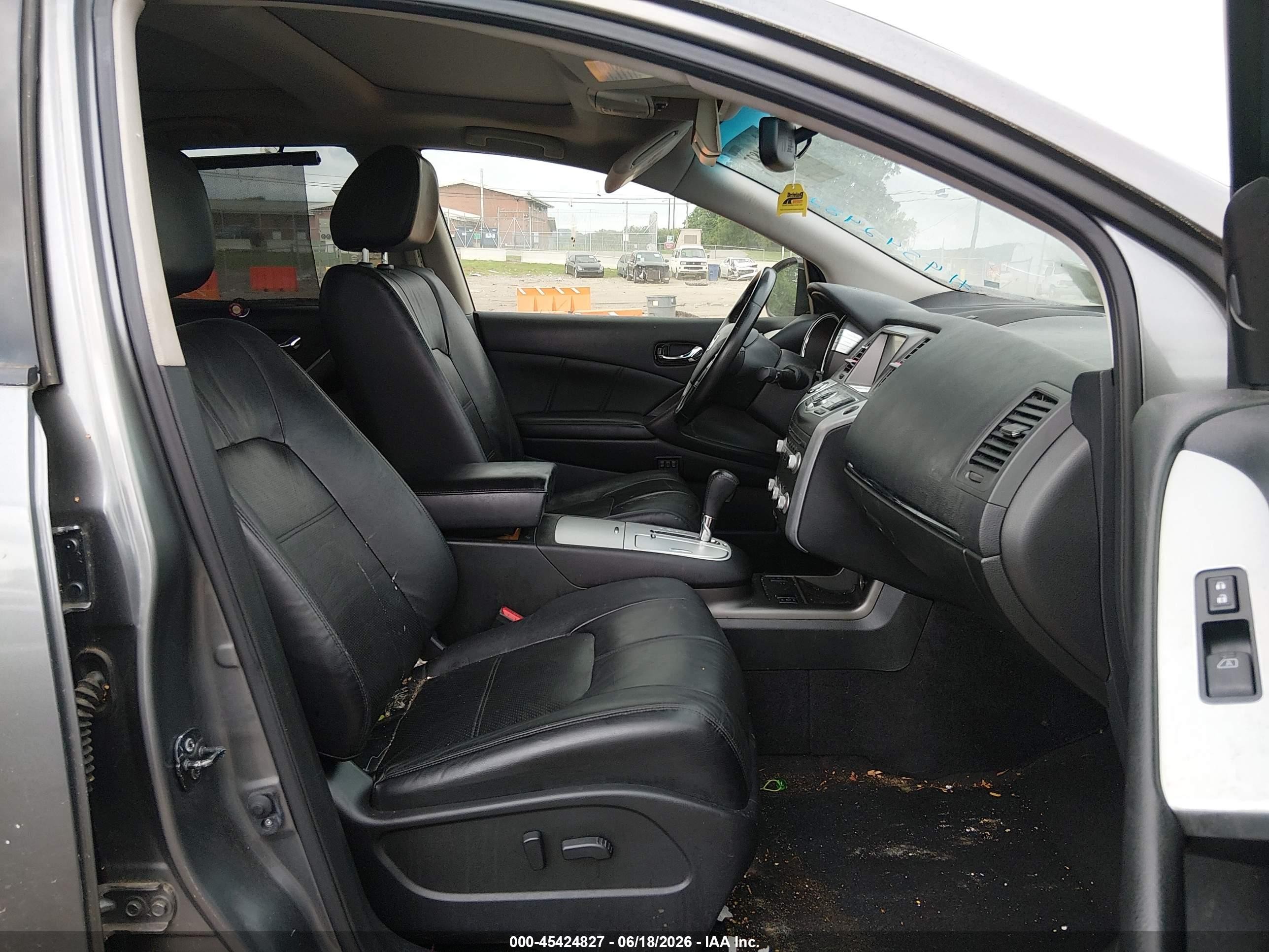 2014 Nissan Murano Sl Gray vin: JN8AZ1MU1EW420520