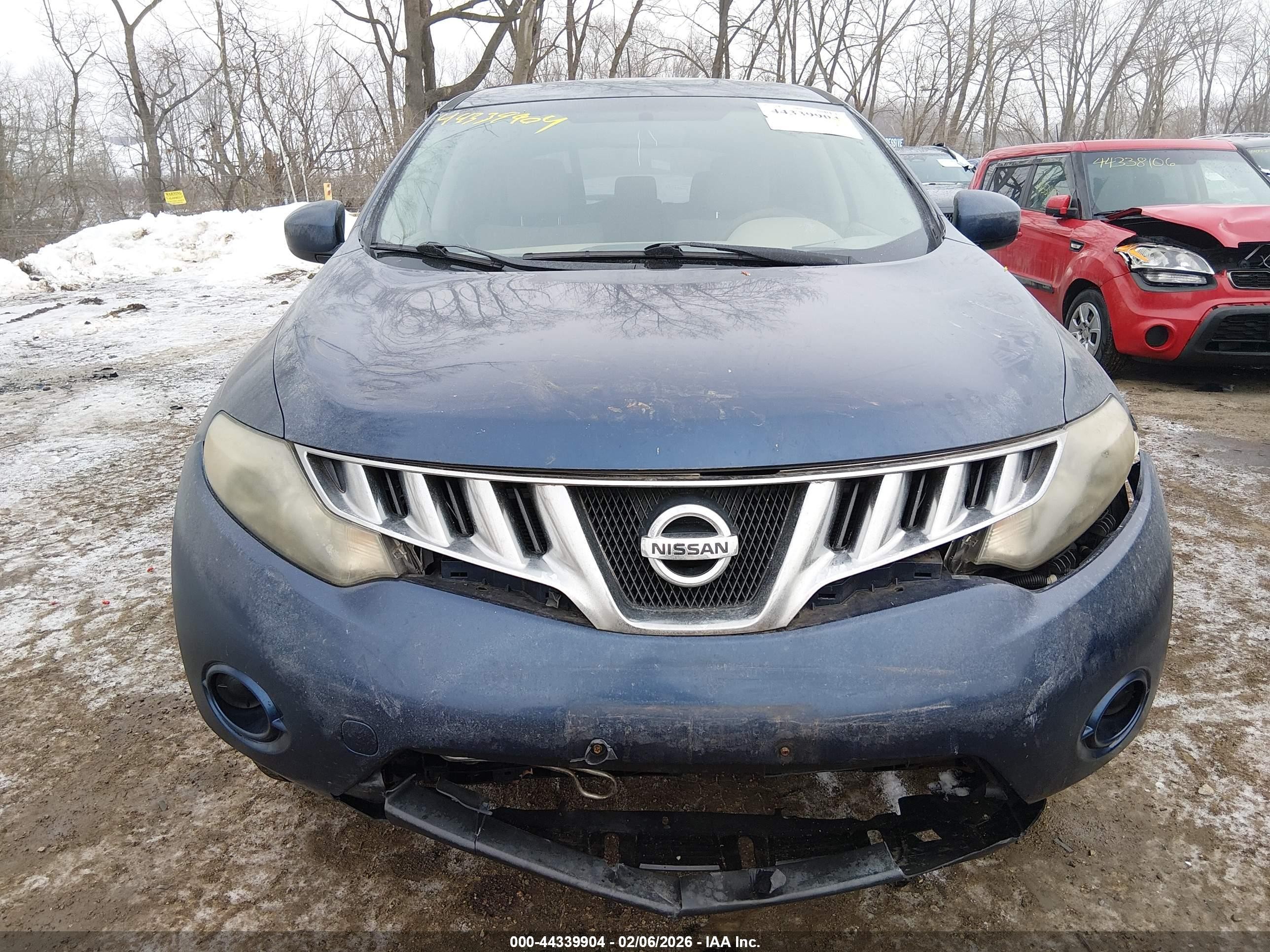 2010 Nissan Murano S Blue vin: JN8AZ1MU2AW001571
