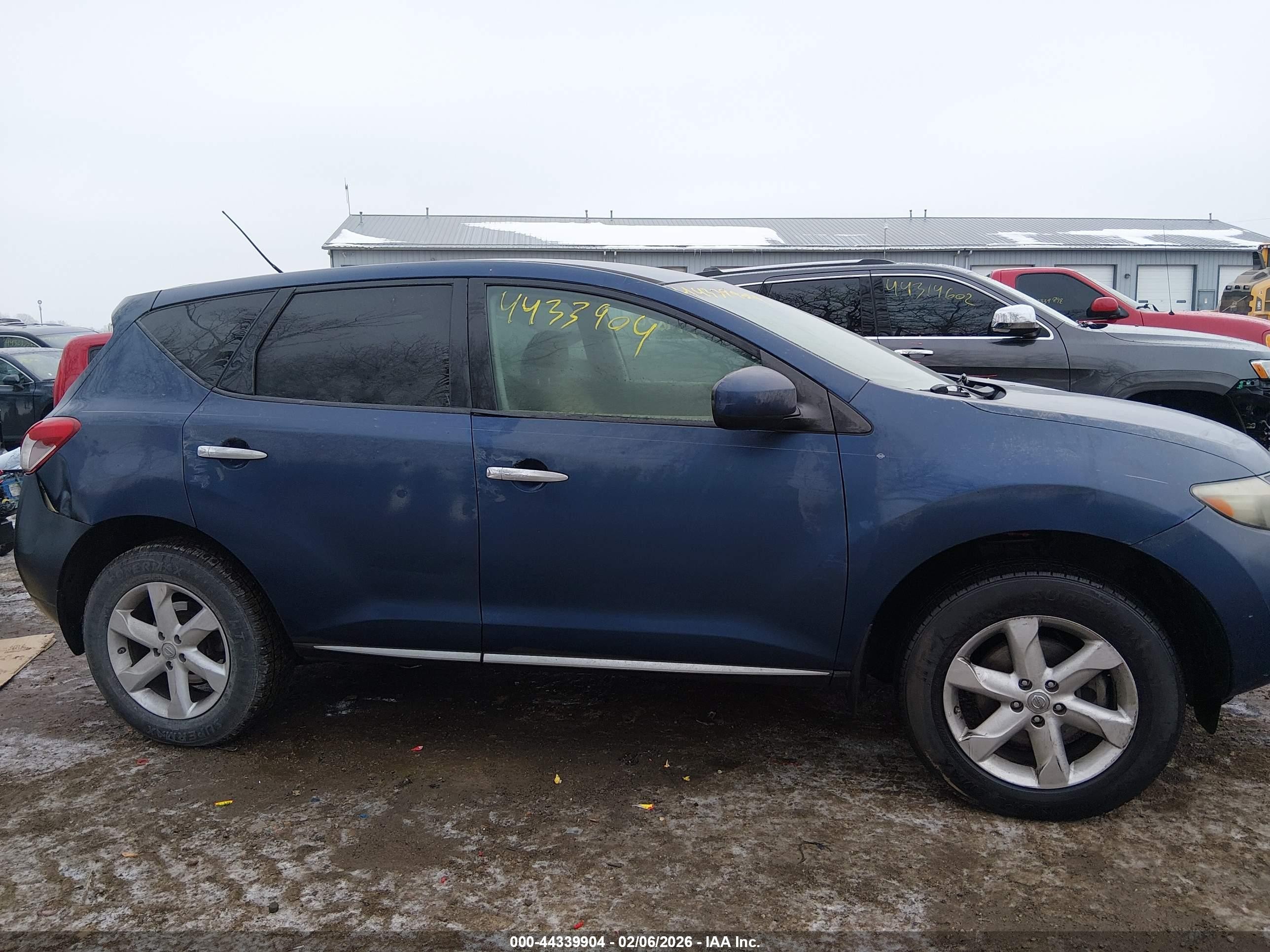 2010 Nissan Murano S Blue vin: JN8AZ1MU2AW001571