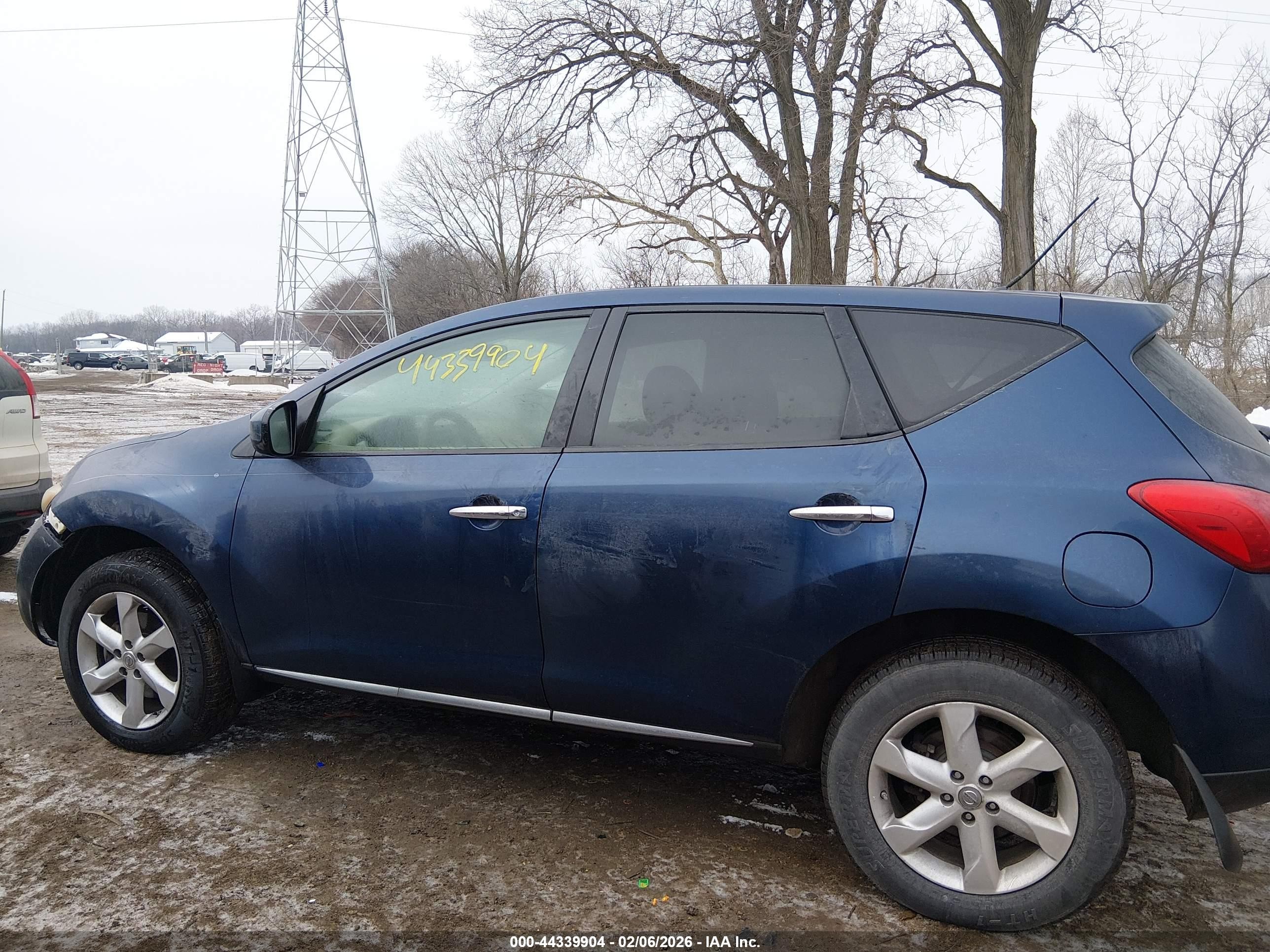 2010 Nissan Murano S Blue vin: JN8AZ1MU2AW001571