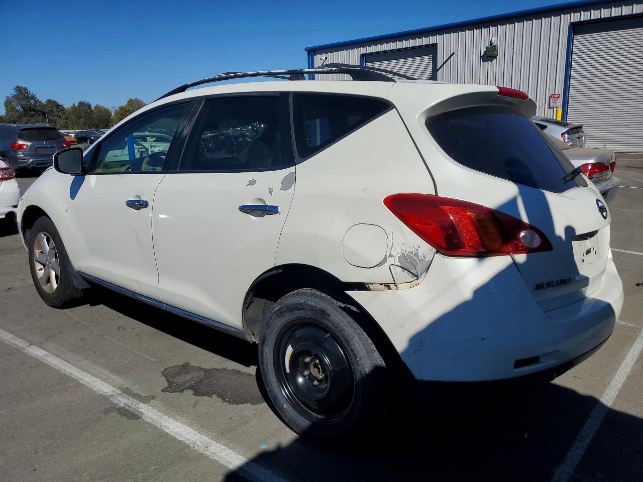 2010 Nissan Murano S White vin: JN8AZ1MU2AW008116