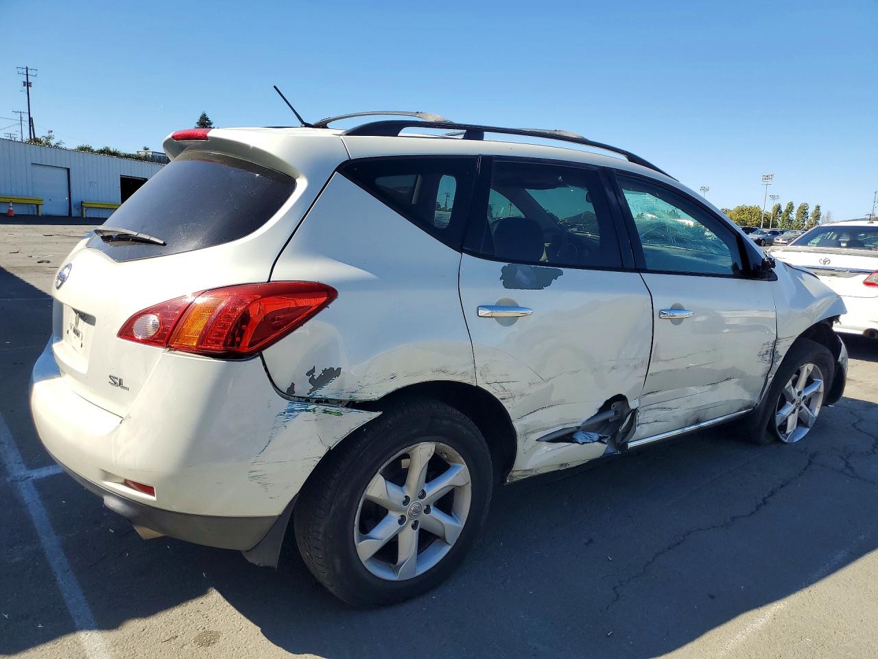 2010 Nissan Murano S White vin: JN8AZ1MU2AW008116