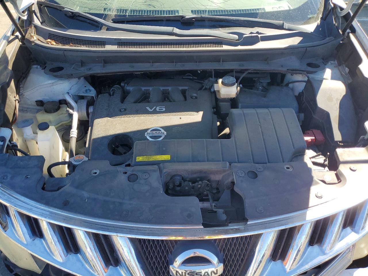 2010 Nissan Murano S White vin: JN8AZ1MU2AW008116