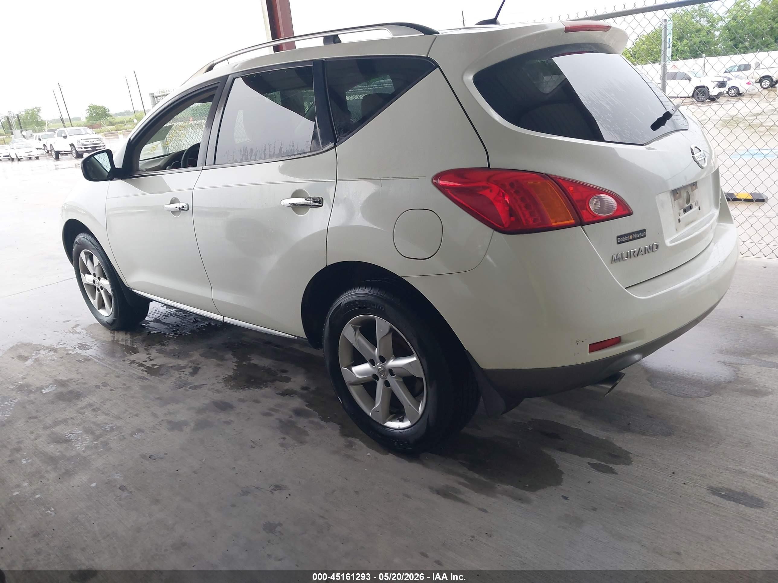 2010 Nissan Murano Sl White vin: JN8AZ1MU2AW019679