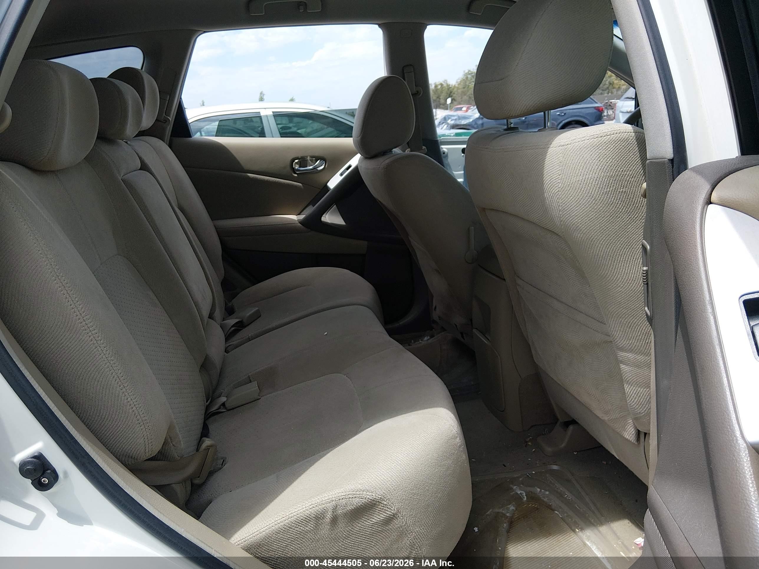 2010 Nissan Murano S White vin: JN8AZ1MU2AW021304