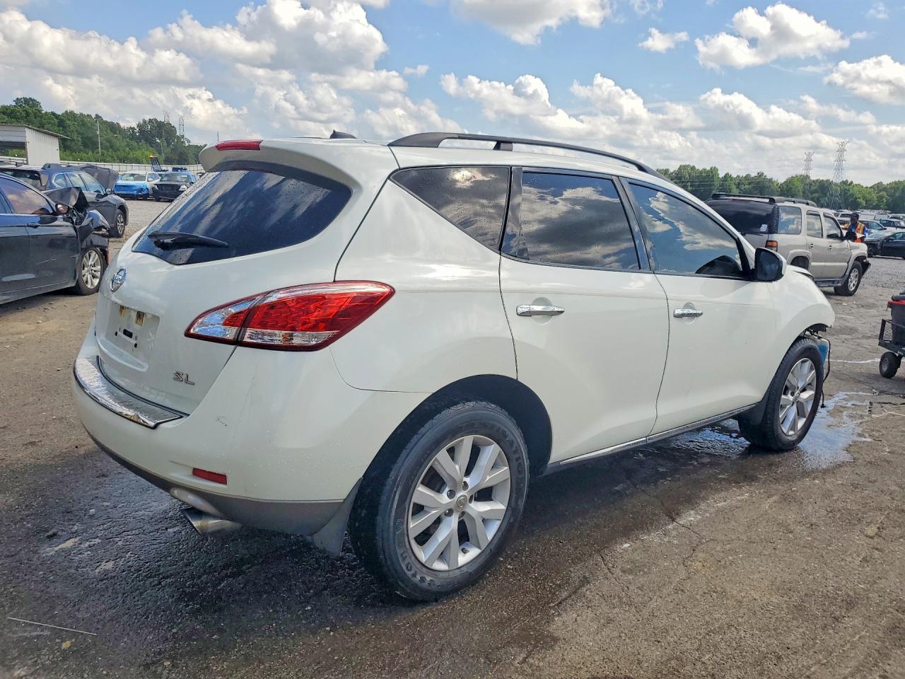 2011 Nissan Murano S Белый vin: JN8AZ1MU2BW052067