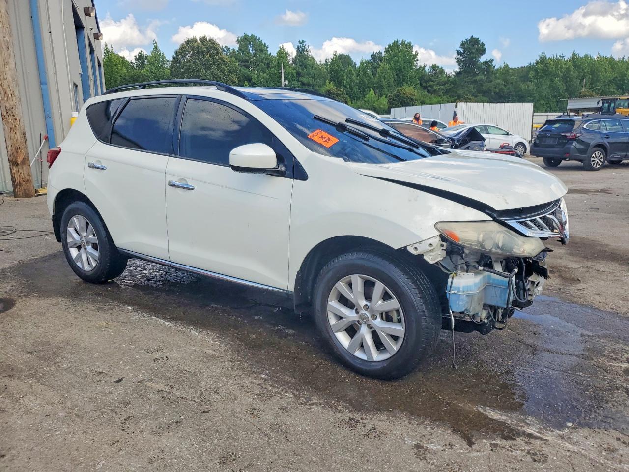 2011 Nissan Murano S Белый vin: JN8AZ1MU2BW052067