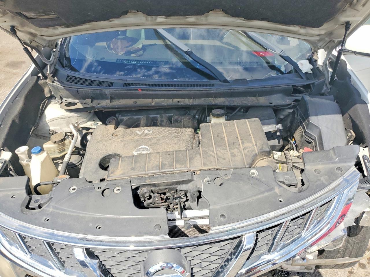 2011 Nissan Murano S Белый vin: JN8AZ1MU2BW052067