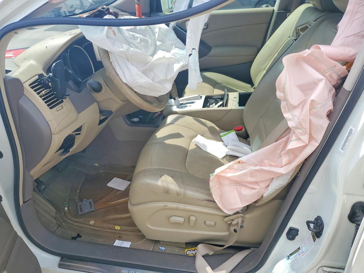 2011 Nissan Murano S Белый vin: JN8AZ1MU2BW052067