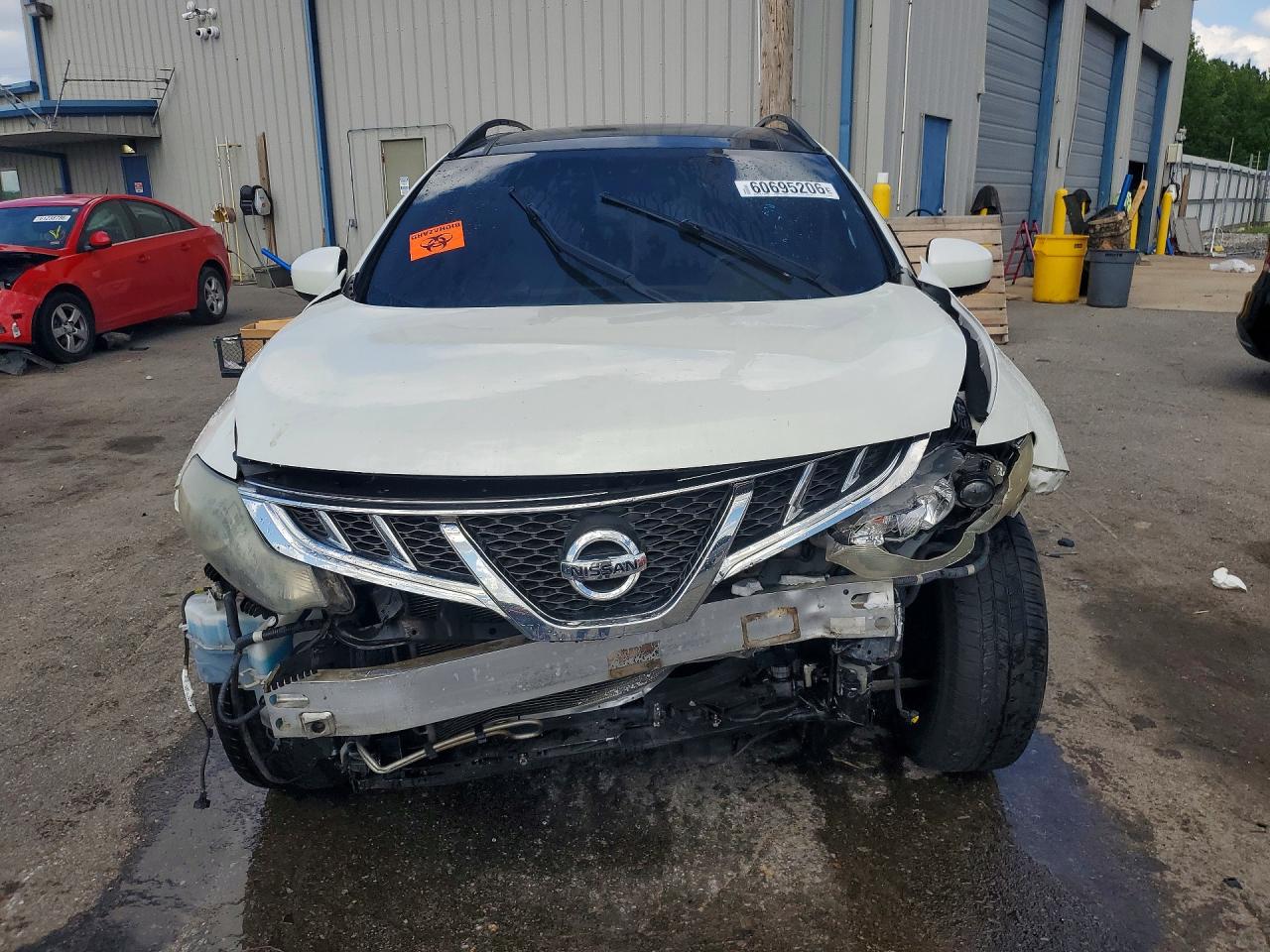 2011 Nissan Murano S Белый vin: JN8AZ1MU2BW052067