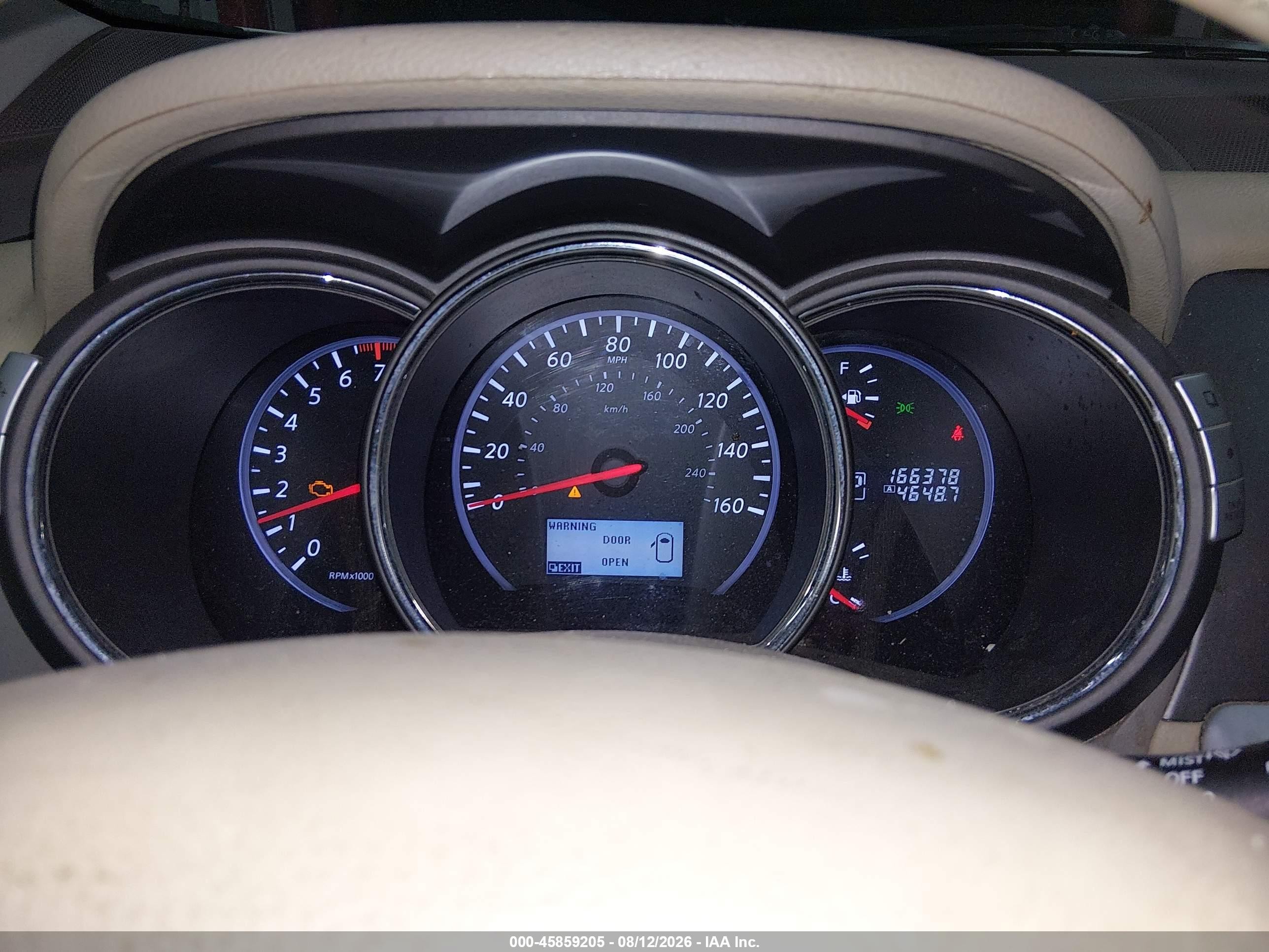 2011 Nissan Murano Le White vin: JN8AZ1MU2BW055602