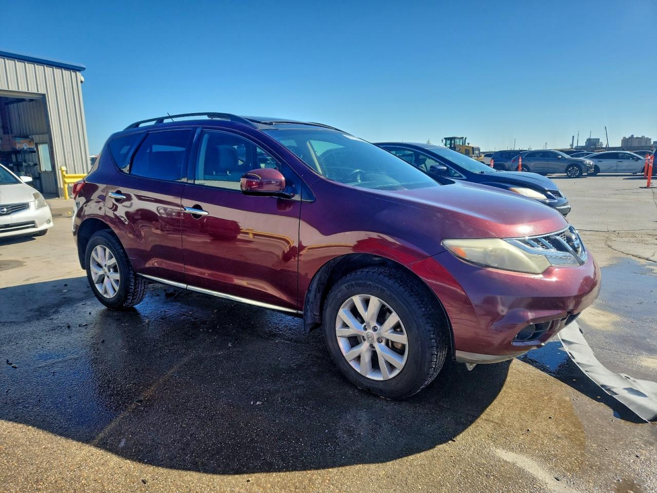 2011 Nissan Murano S Burgundy vin: JN8AZ1MU2BW061495