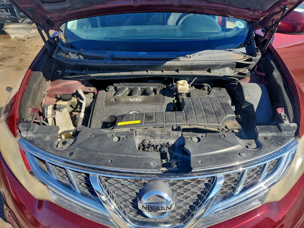 2011 Nissan Murano S Burgundy vin: JN8AZ1MU2BW061495