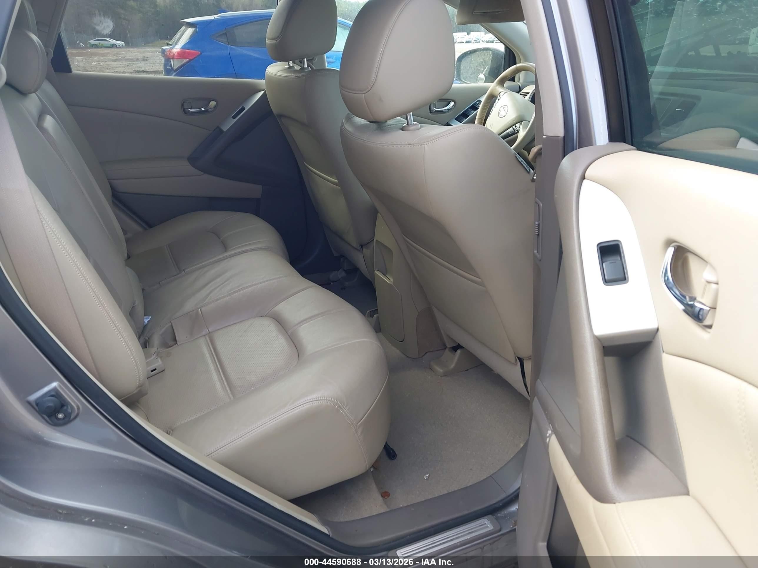 2011 Nissan Murano Sl Silver vin: JN8AZ1MU2BW063053