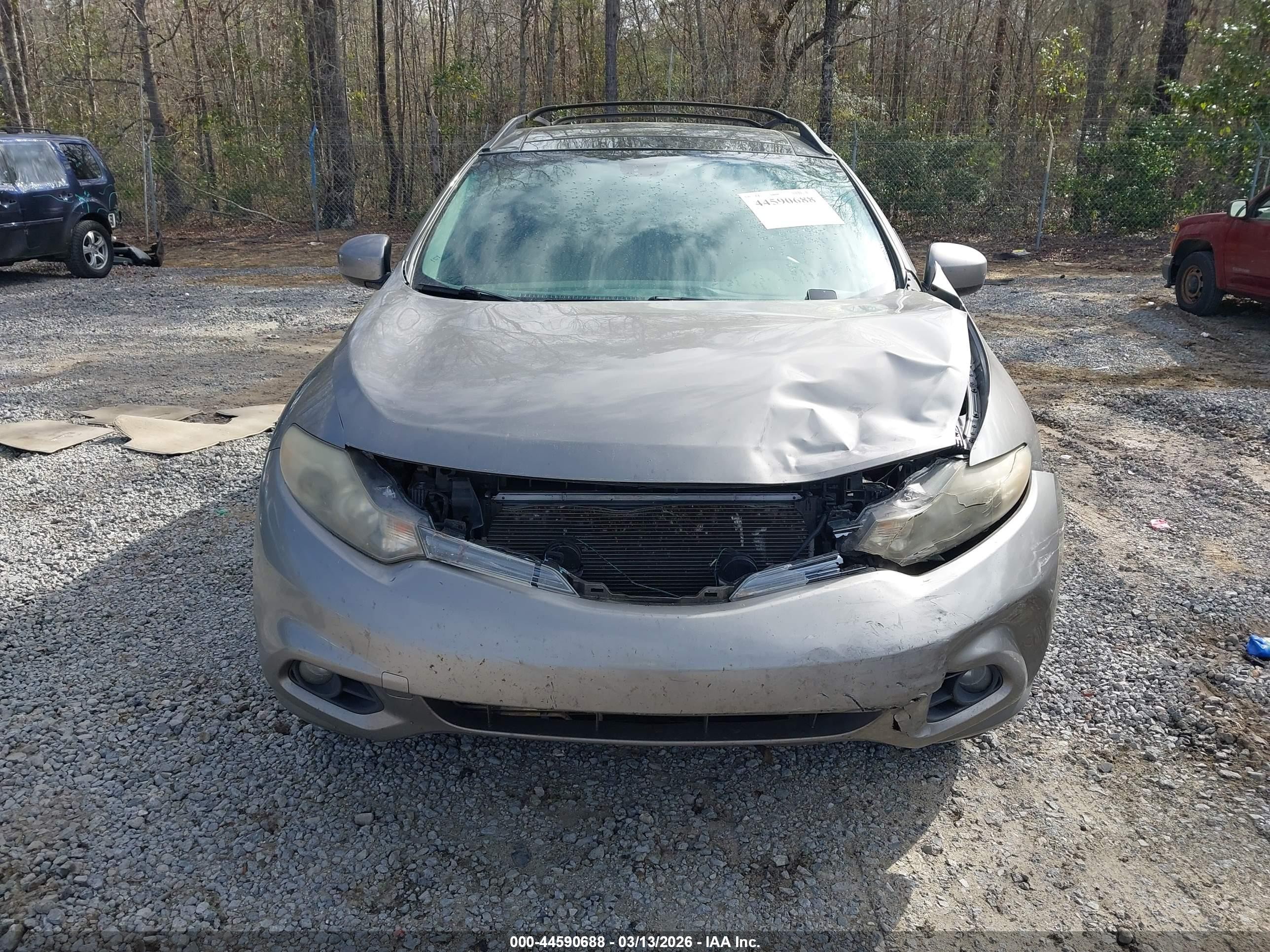 2011 Nissan Murano Sl Silver vin: JN8AZ1MU2BW063053