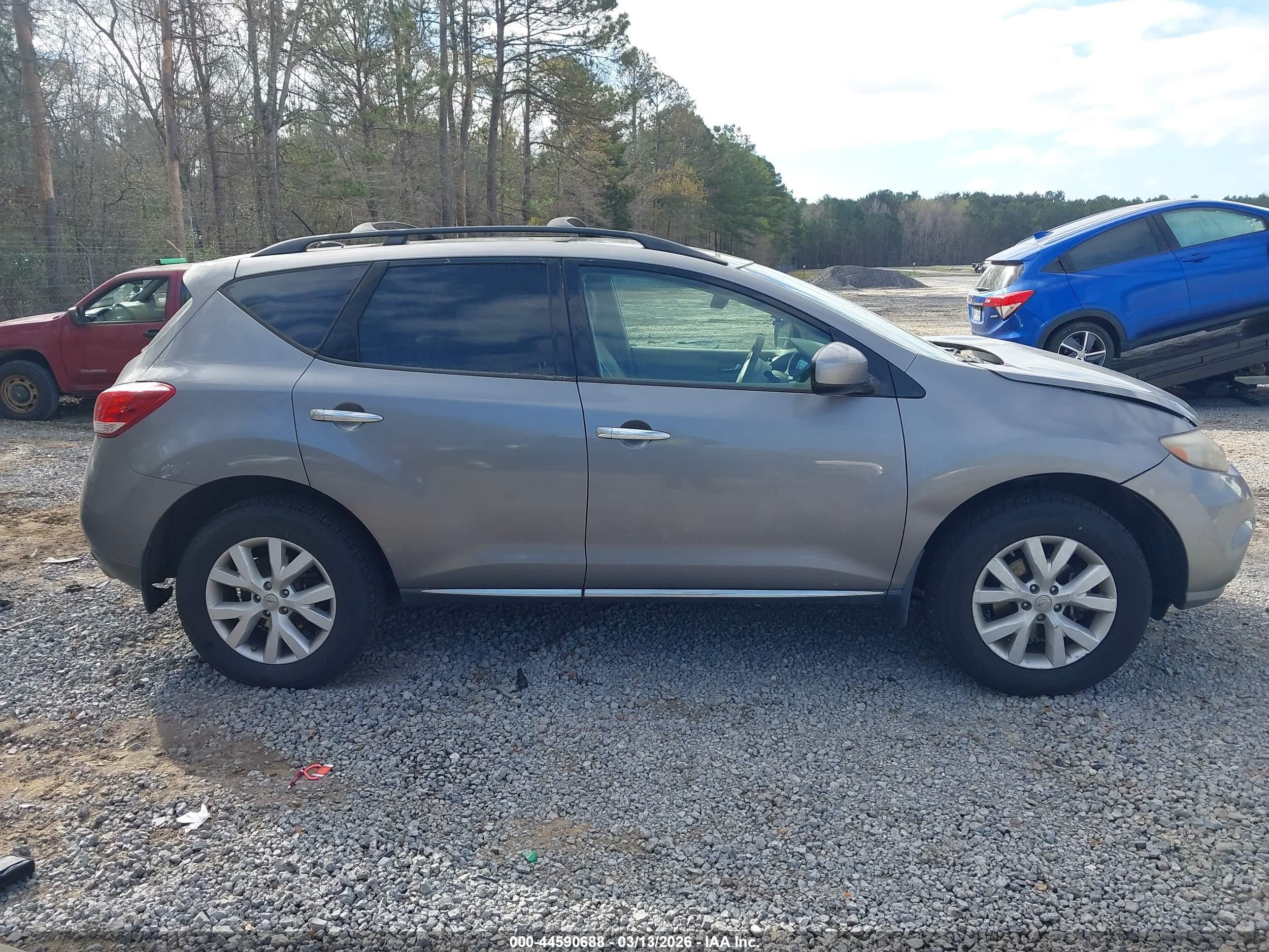 2011 Nissan Murano Sl Silver vin: JN8AZ1MU2BW063053