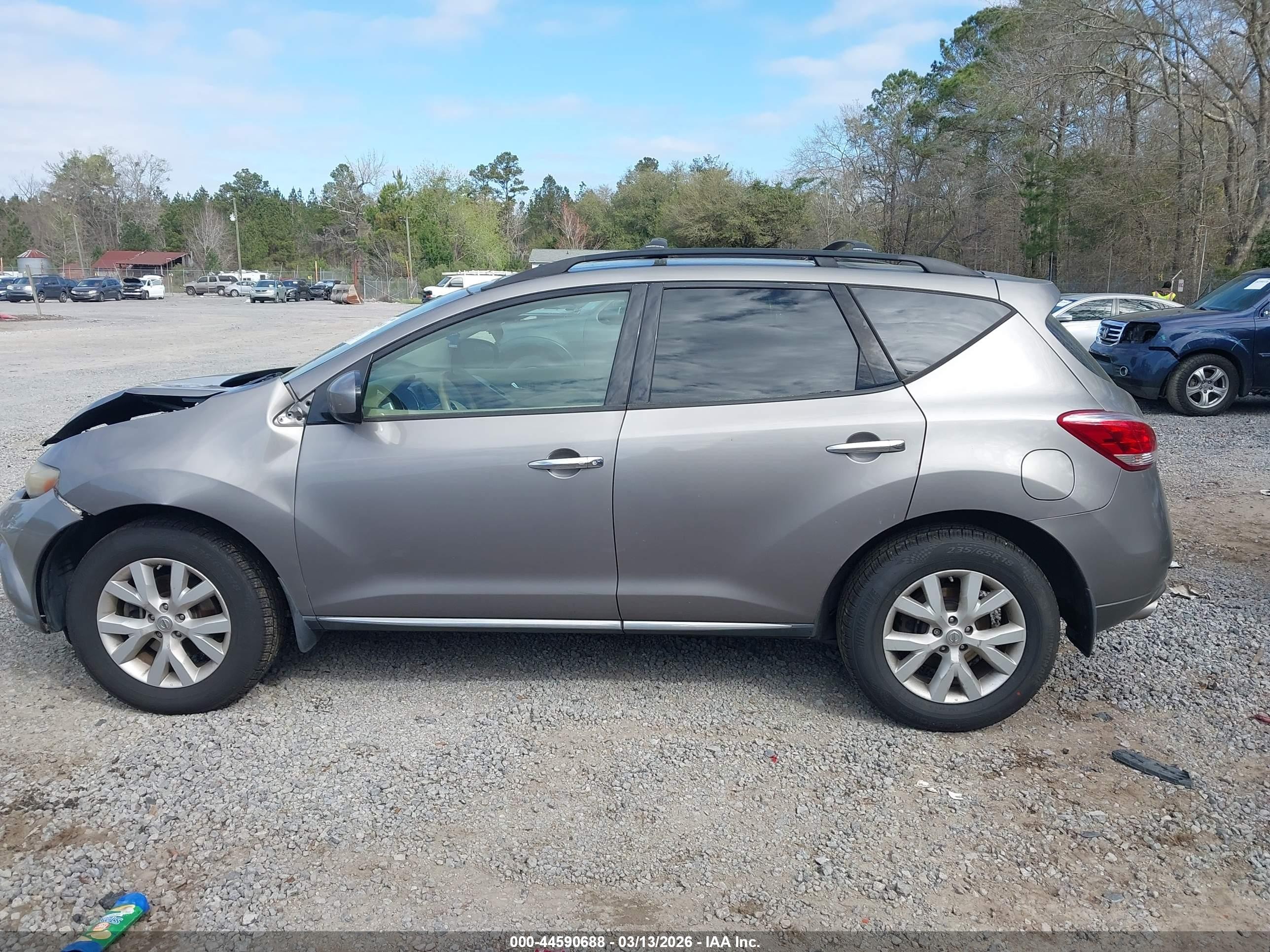 2011 Nissan Murano Sl Silver vin: JN8AZ1MU2BW063053