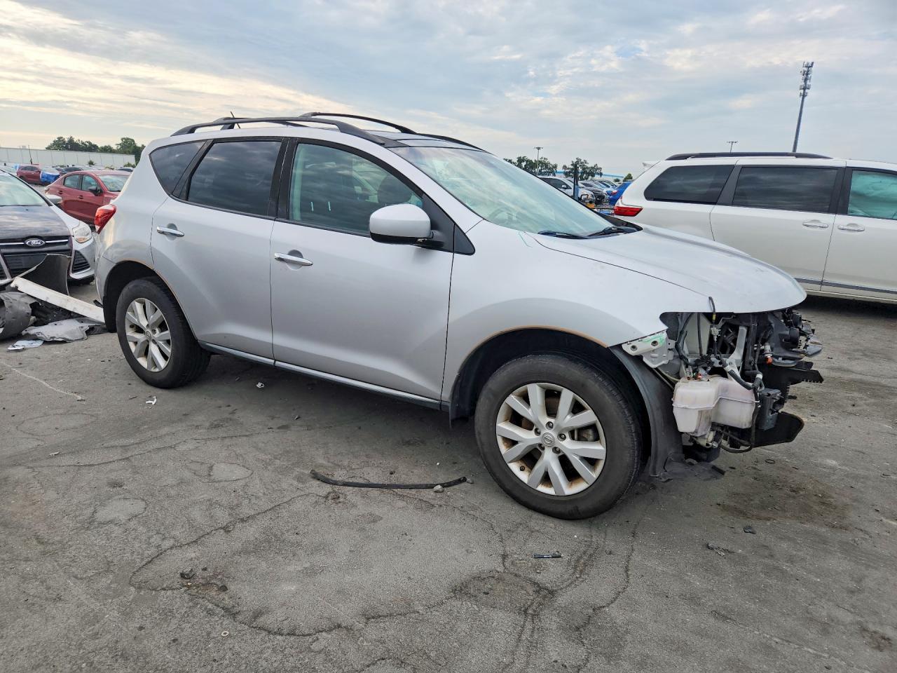 2011 Nissan Murano S Silver vin: JN8AZ1MU2BW063277