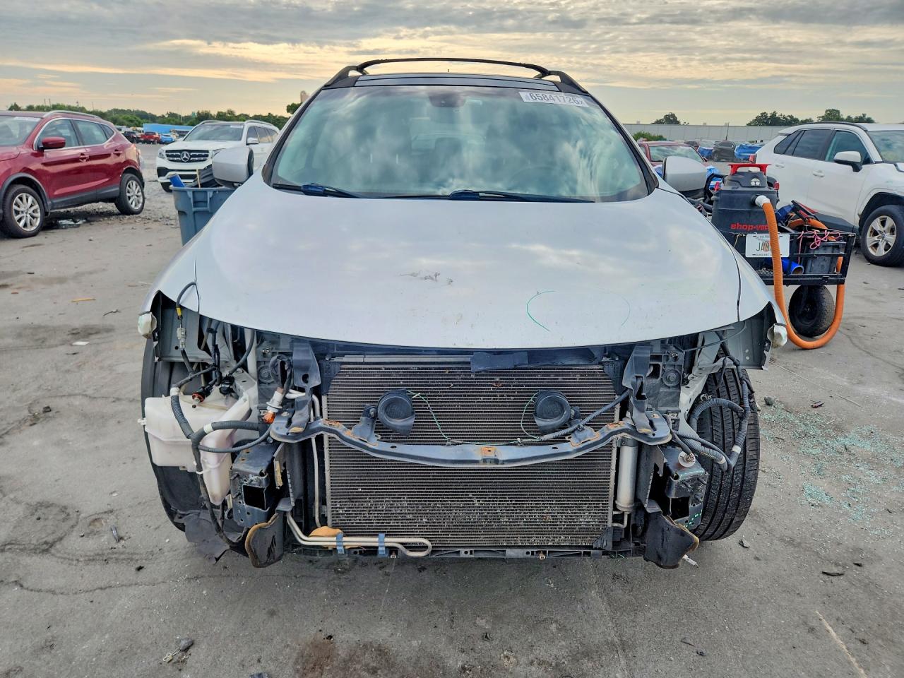 2011 Nissan Murano S Silver vin: JN8AZ1MU2BW063277