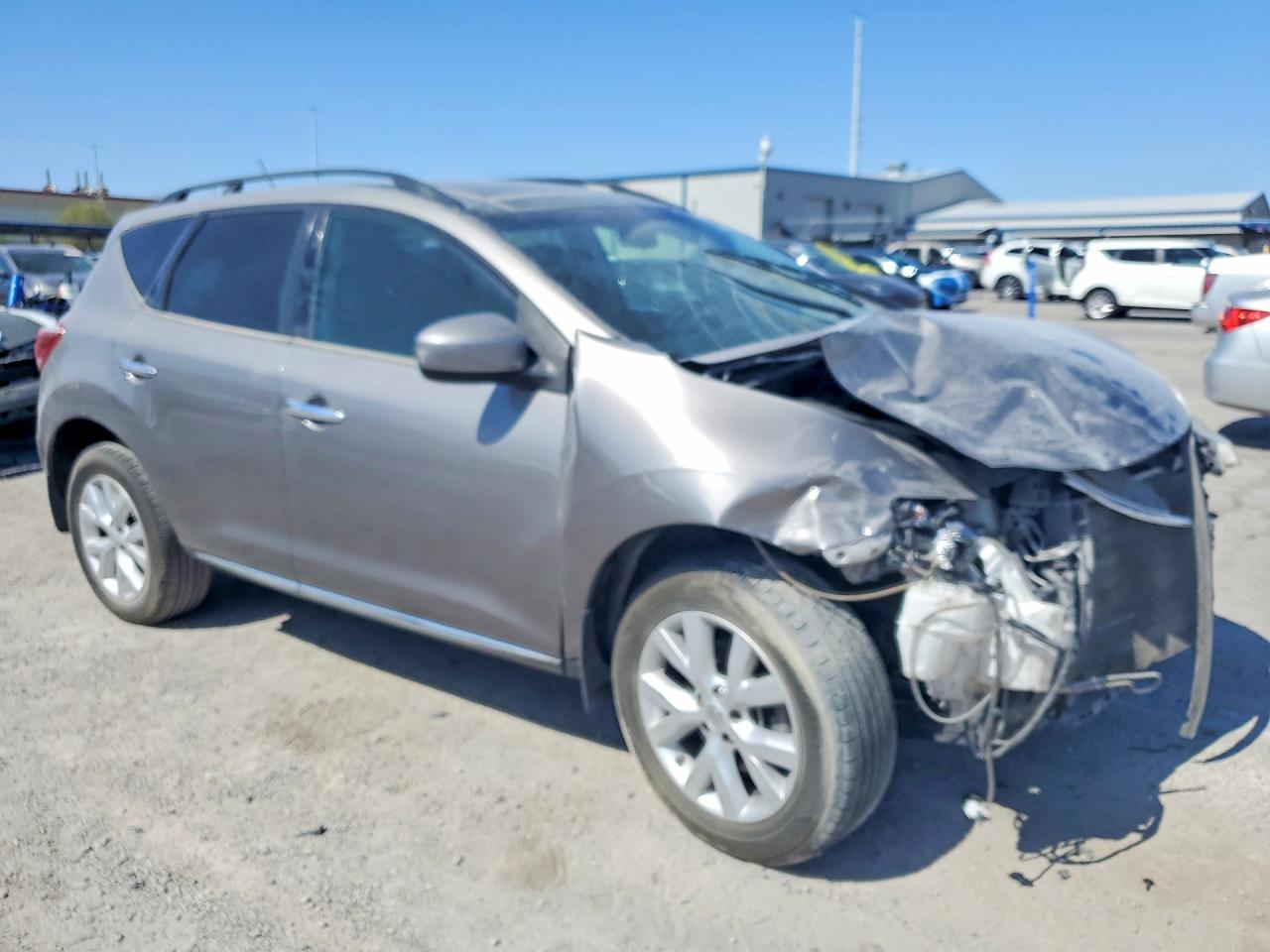 2012 Nissan Murano S Silver vin: JN8AZ1MU2CW109515