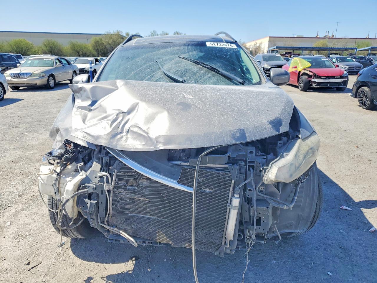 2012 Nissan Murano S Silver vin: JN8AZ1MU2CW109515