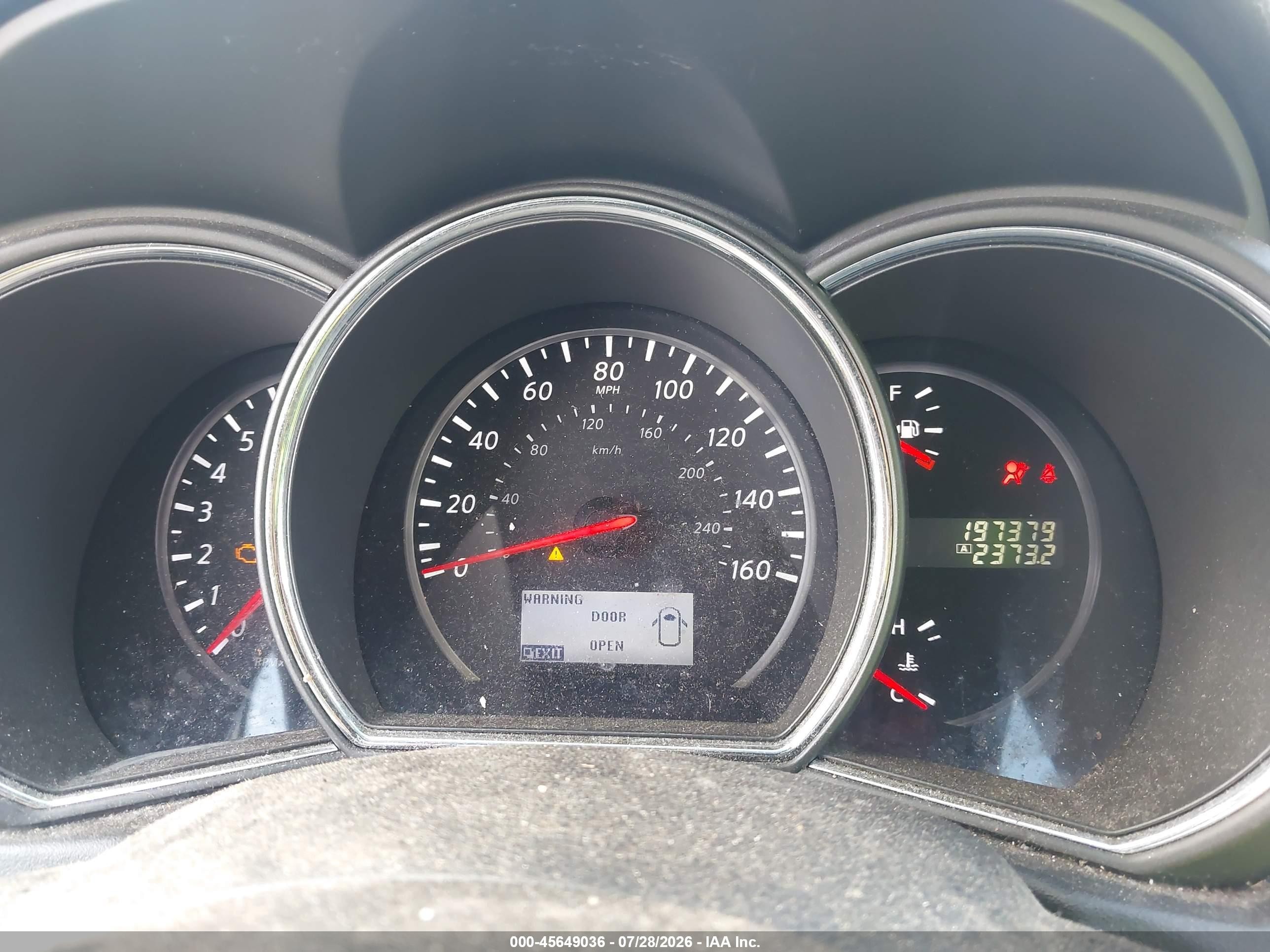 2012 Nissan Murano S Silver vin: JN8AZ1MU2CW117419
