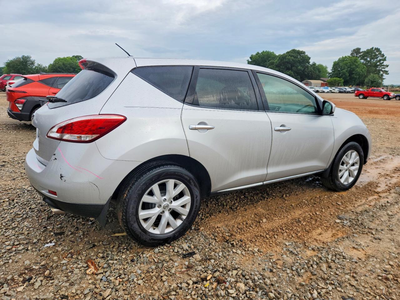 2012 Nissan Murano S Silver vin: JN8AZ1MU2CW119736