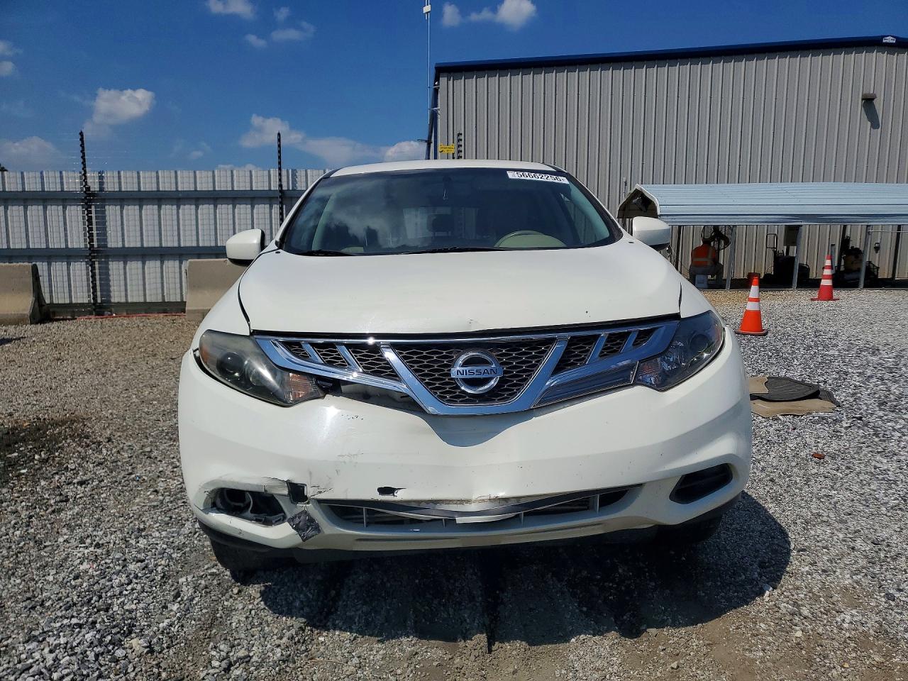 2013 Nissan Murano S White vin: JN8AZ1MU2DW212371