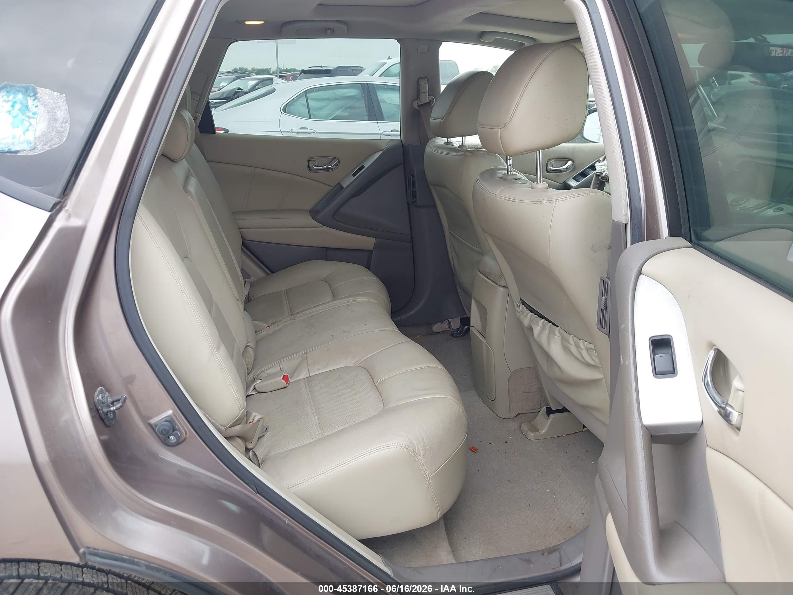 2013 Nissan Murano Sl Коричневый vin: JN8AZ1MU2DW214119