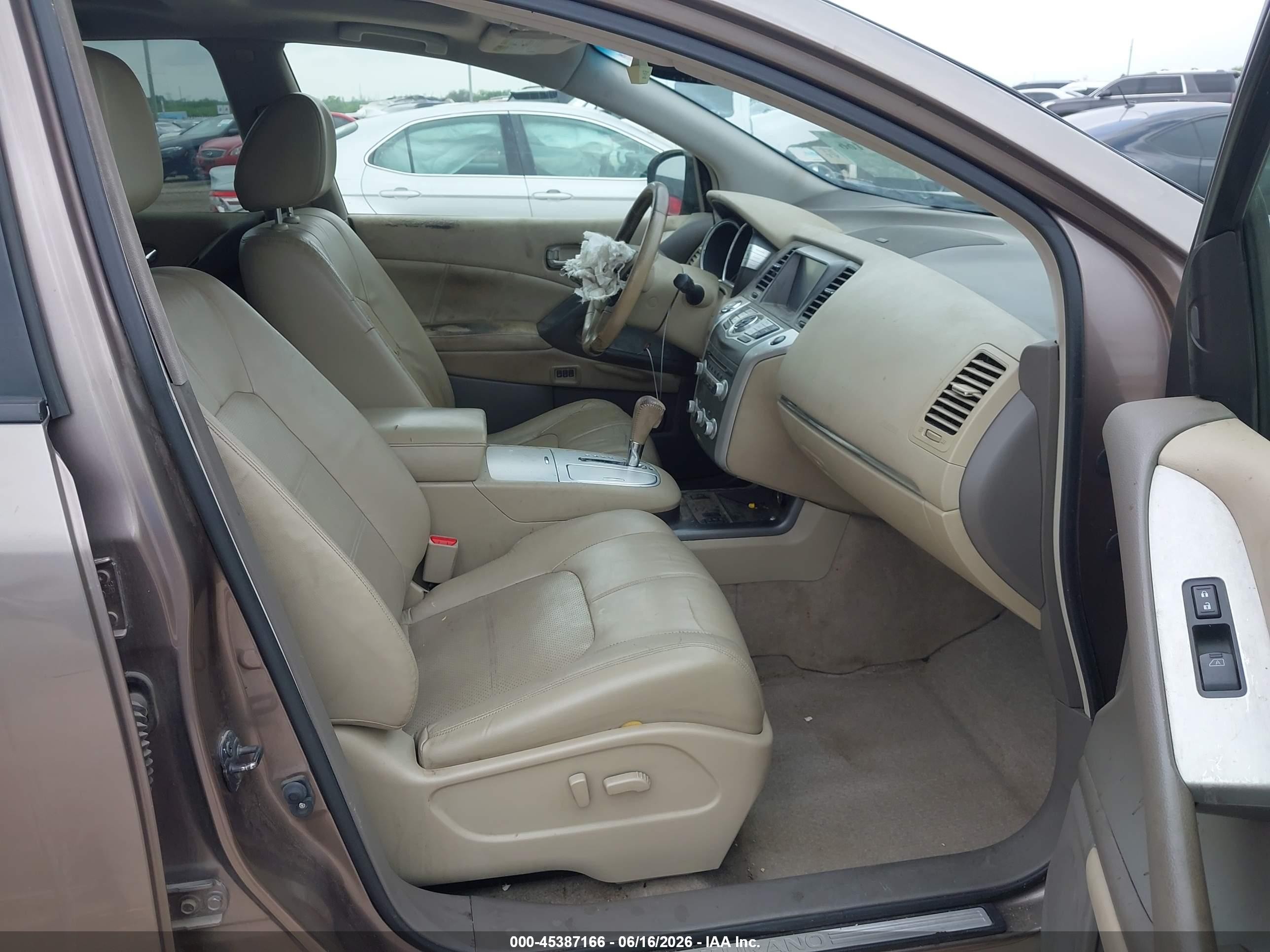 2013 Nissan Murano Sl Коричневый vin: JN8AZ1MU2DW214119
