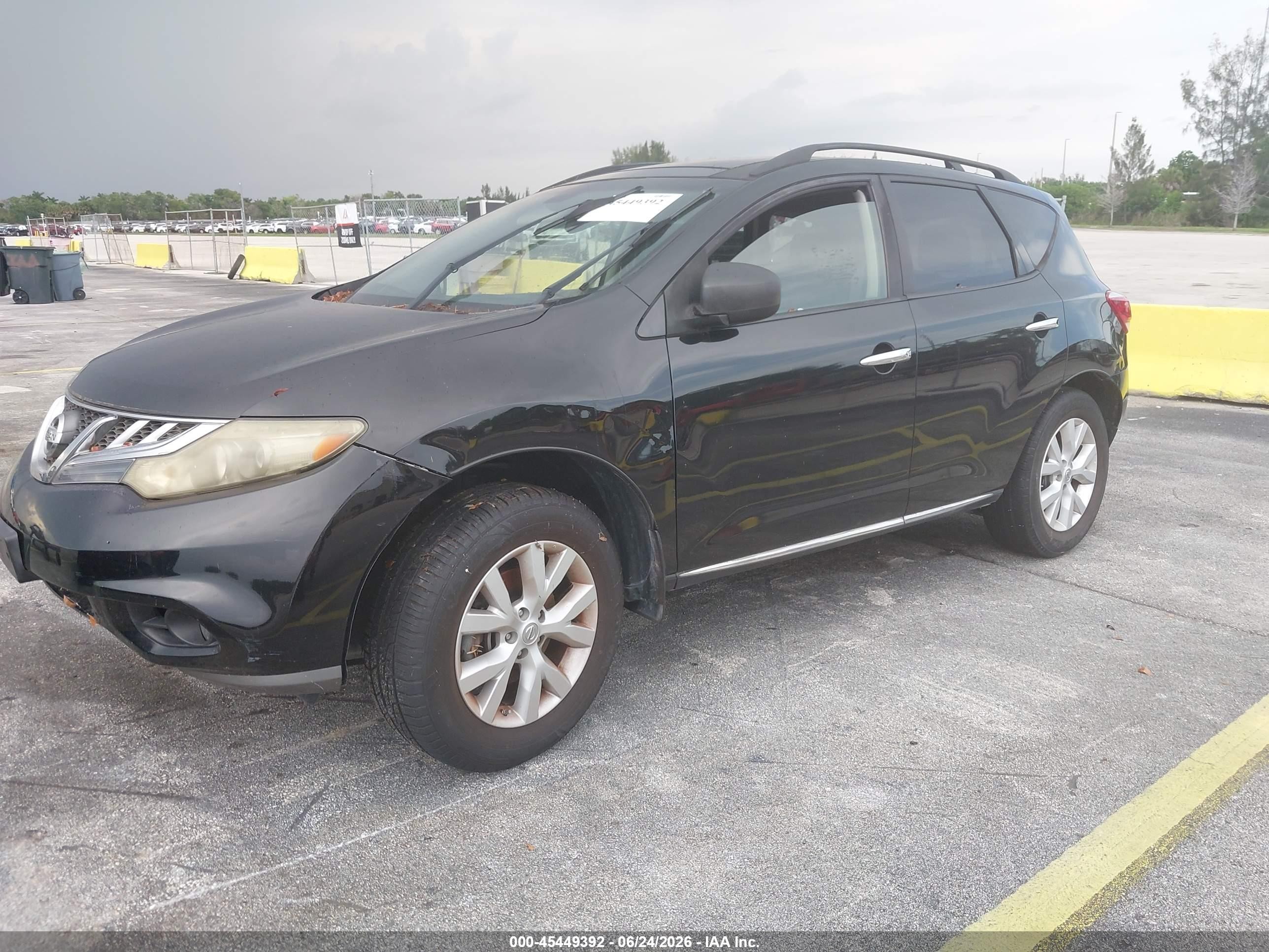 2014 Nissan Murano Sl Черный vin: JN8AZ1MU2EW405010