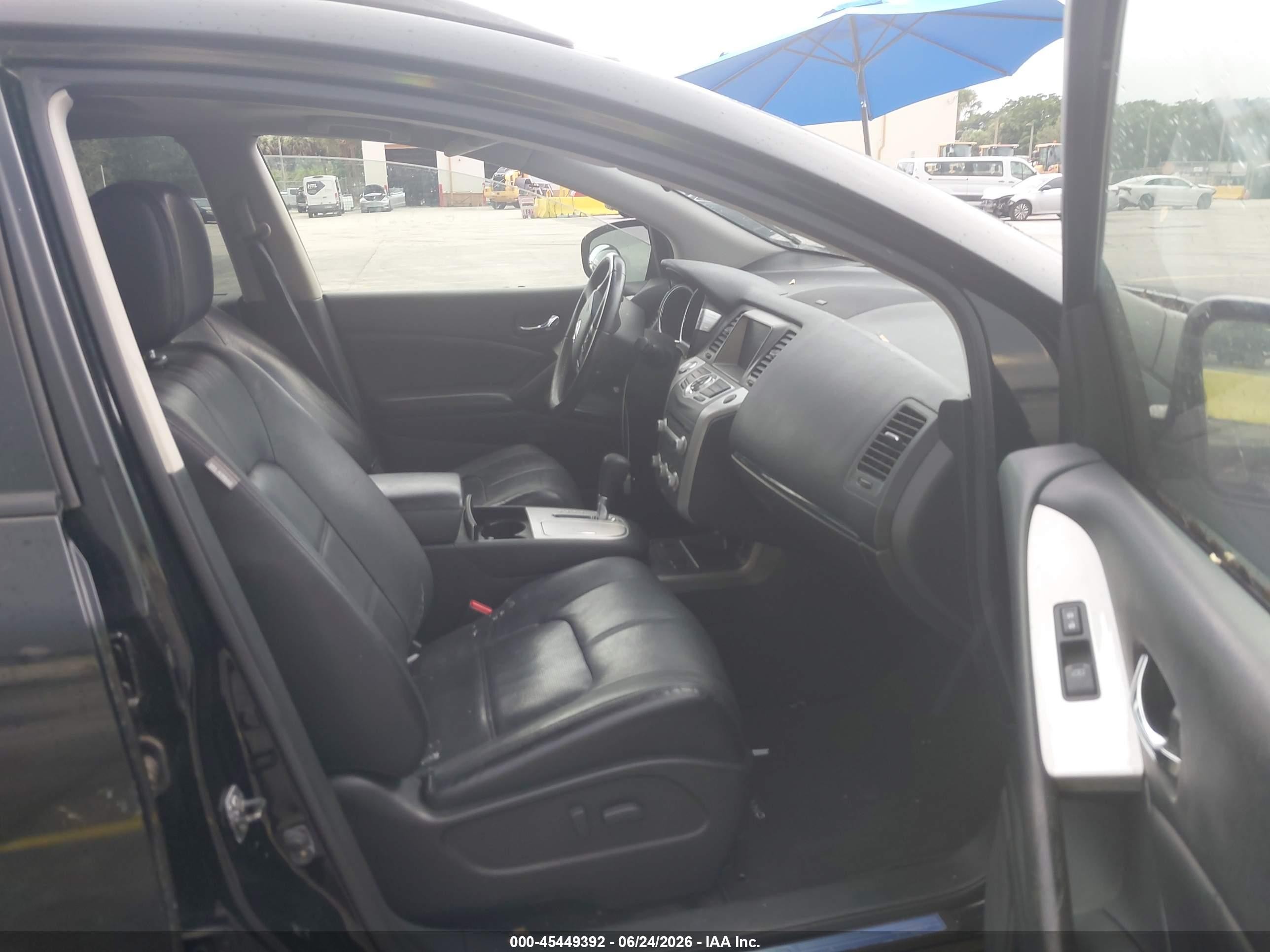 2014 Nissan Murano Sl Черный vin: JN8AZ1MU2EW405010
