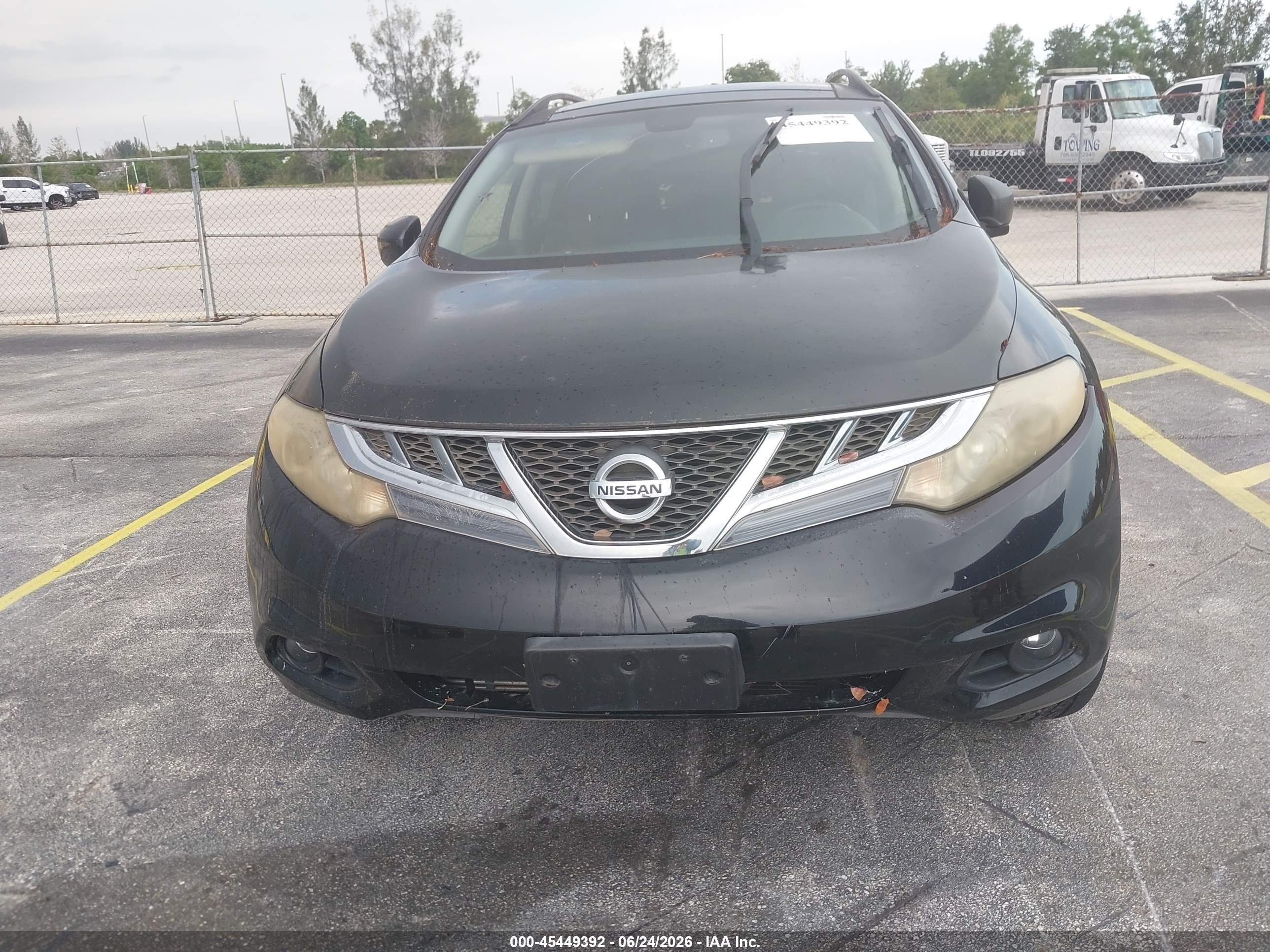 2014 Nissan Murano Sl Черный vin: JN8AZ1MU2EW405010