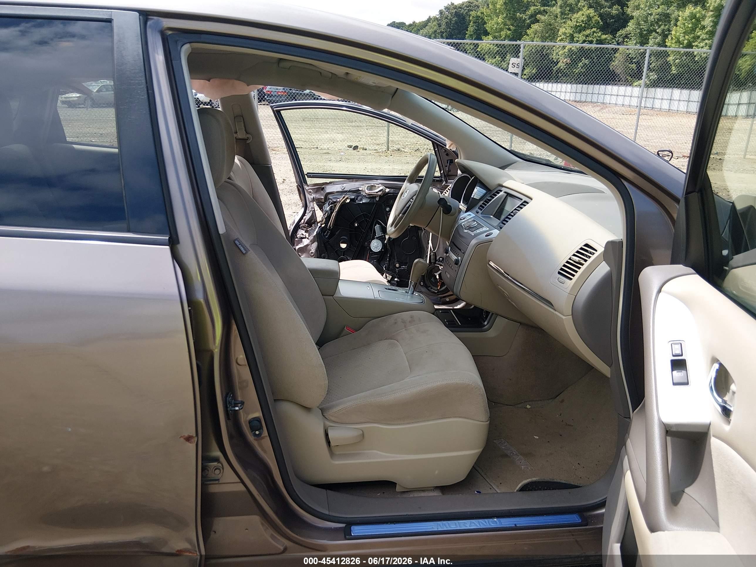 2014 Nissan Murano S Brown vin: JN8AZ1MU2EW406271
