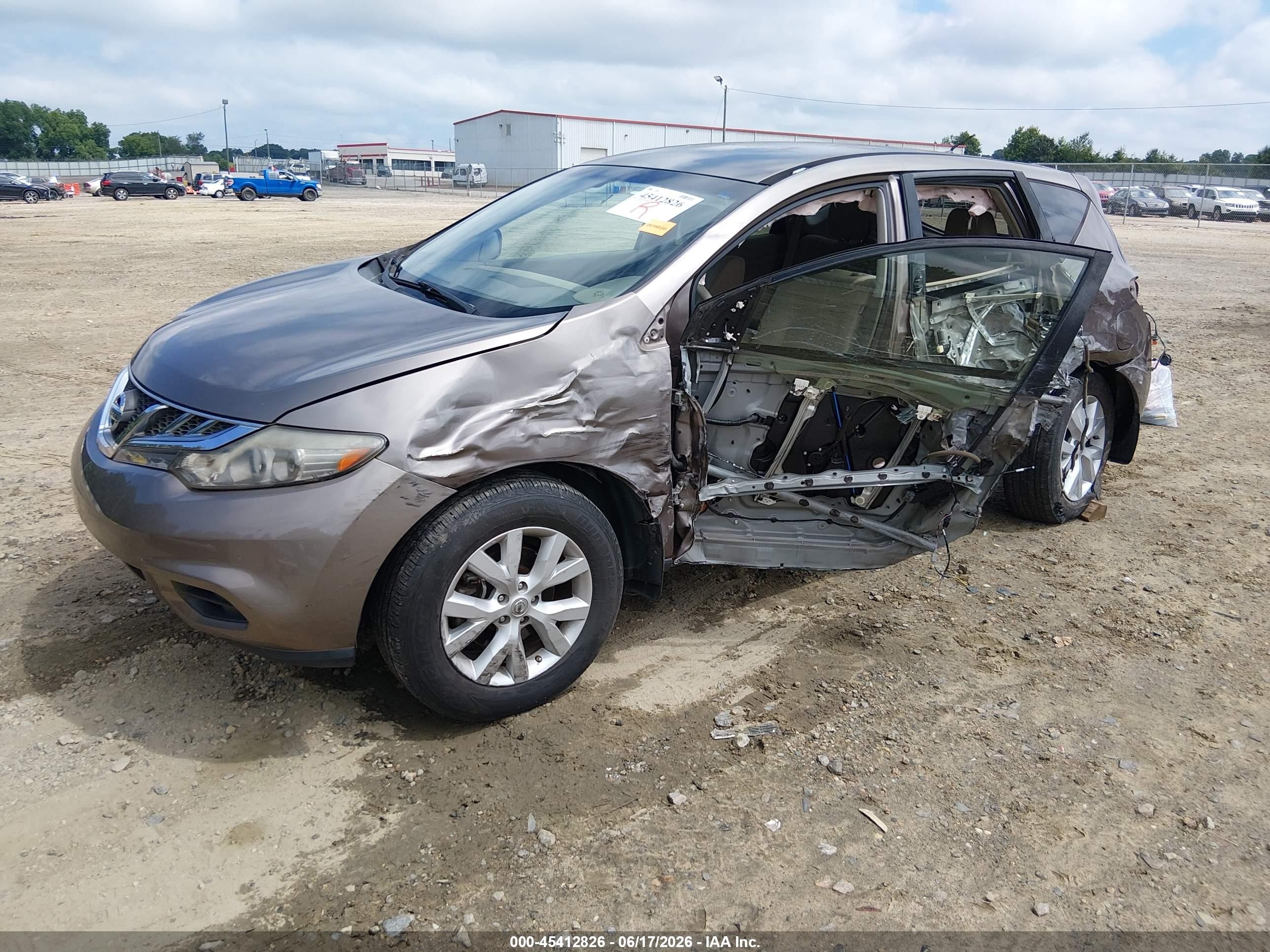 2014 Nissan Murano S Brown vin: JN8AZ1MU2EW406271