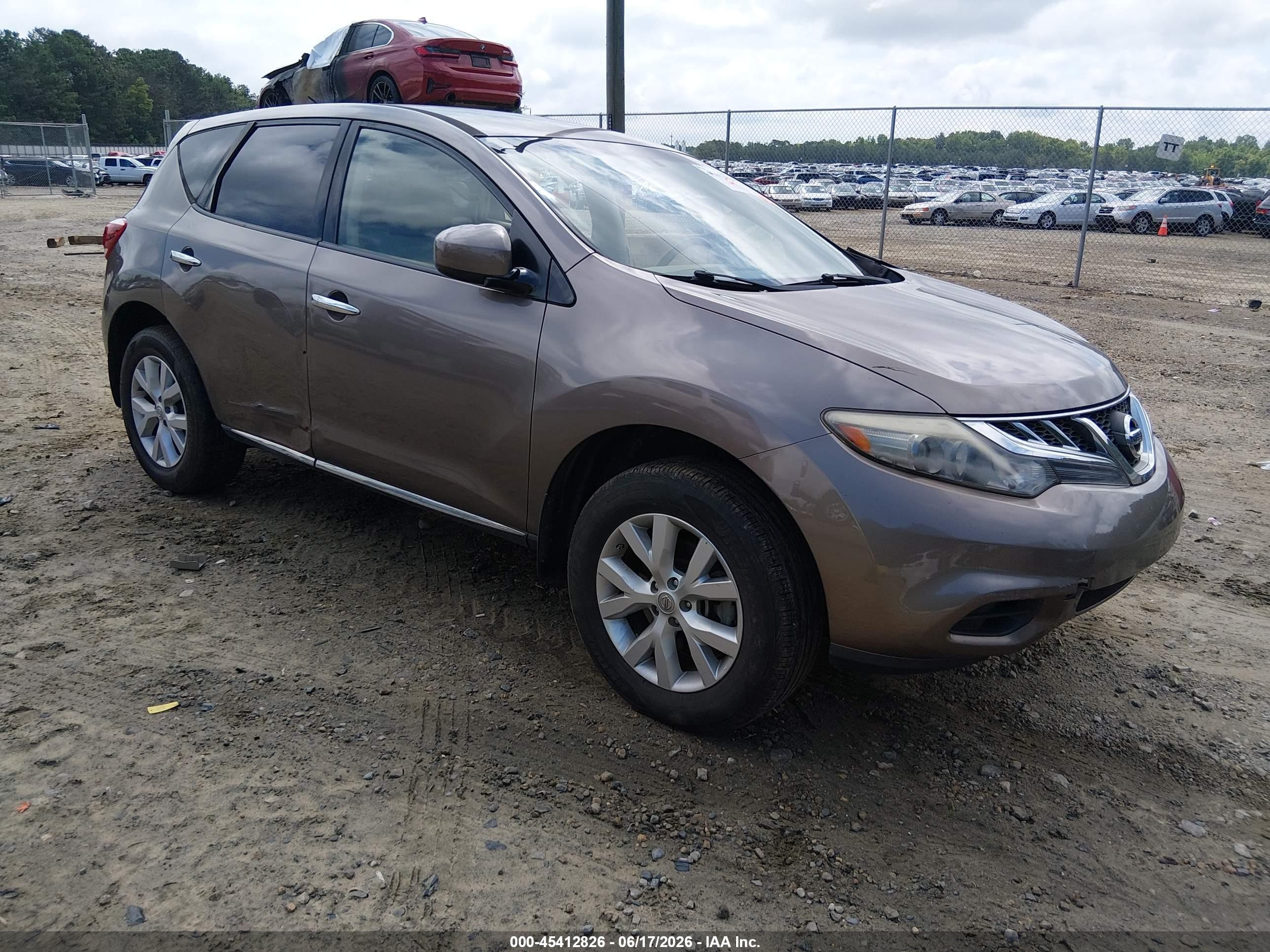2014 Nissan Murano S Brown vin: JN8AZ1MU2EW406271