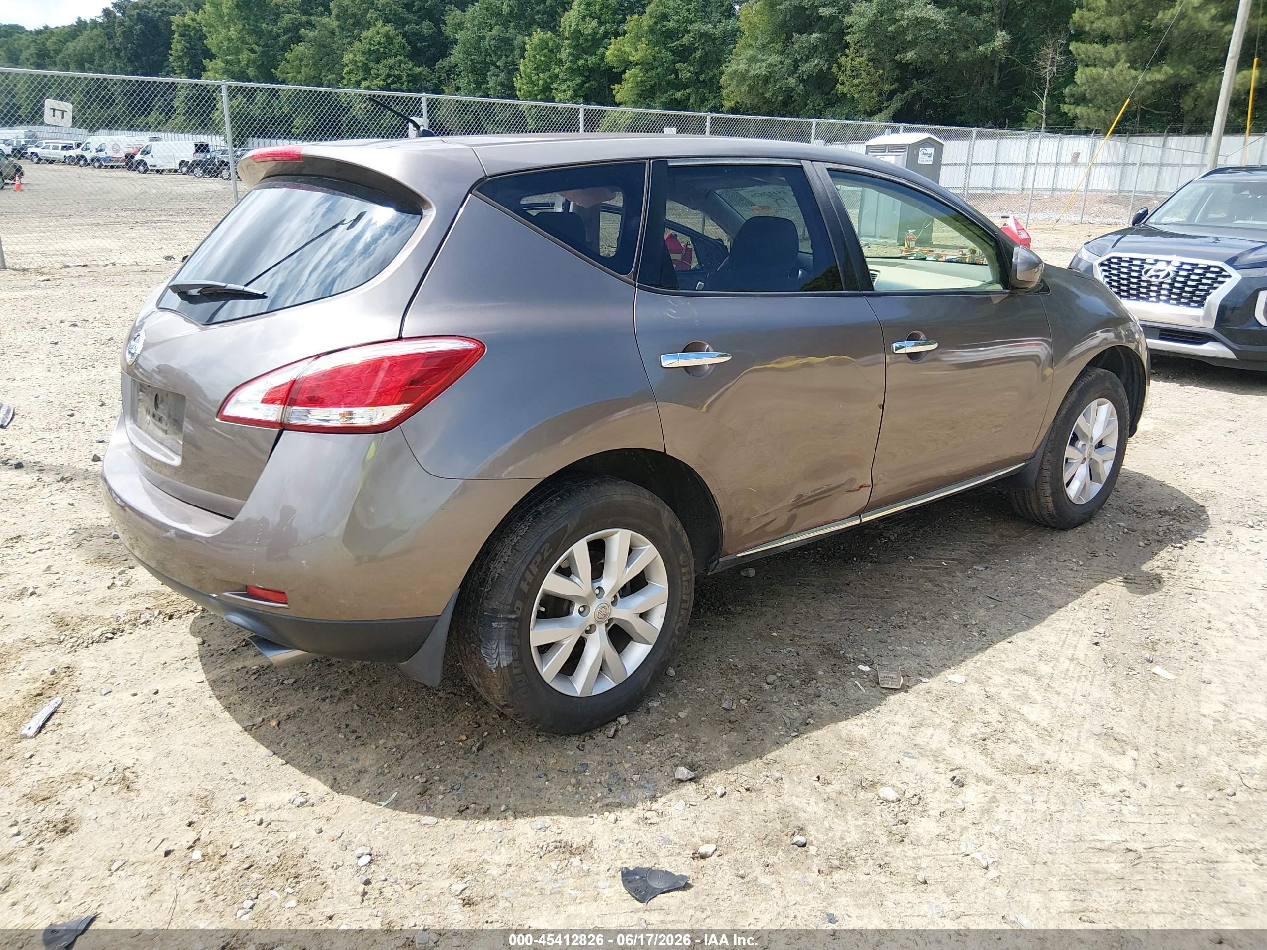 2014 Nissan Murano S Brown vin: JN8AZ1MU2EW406271
