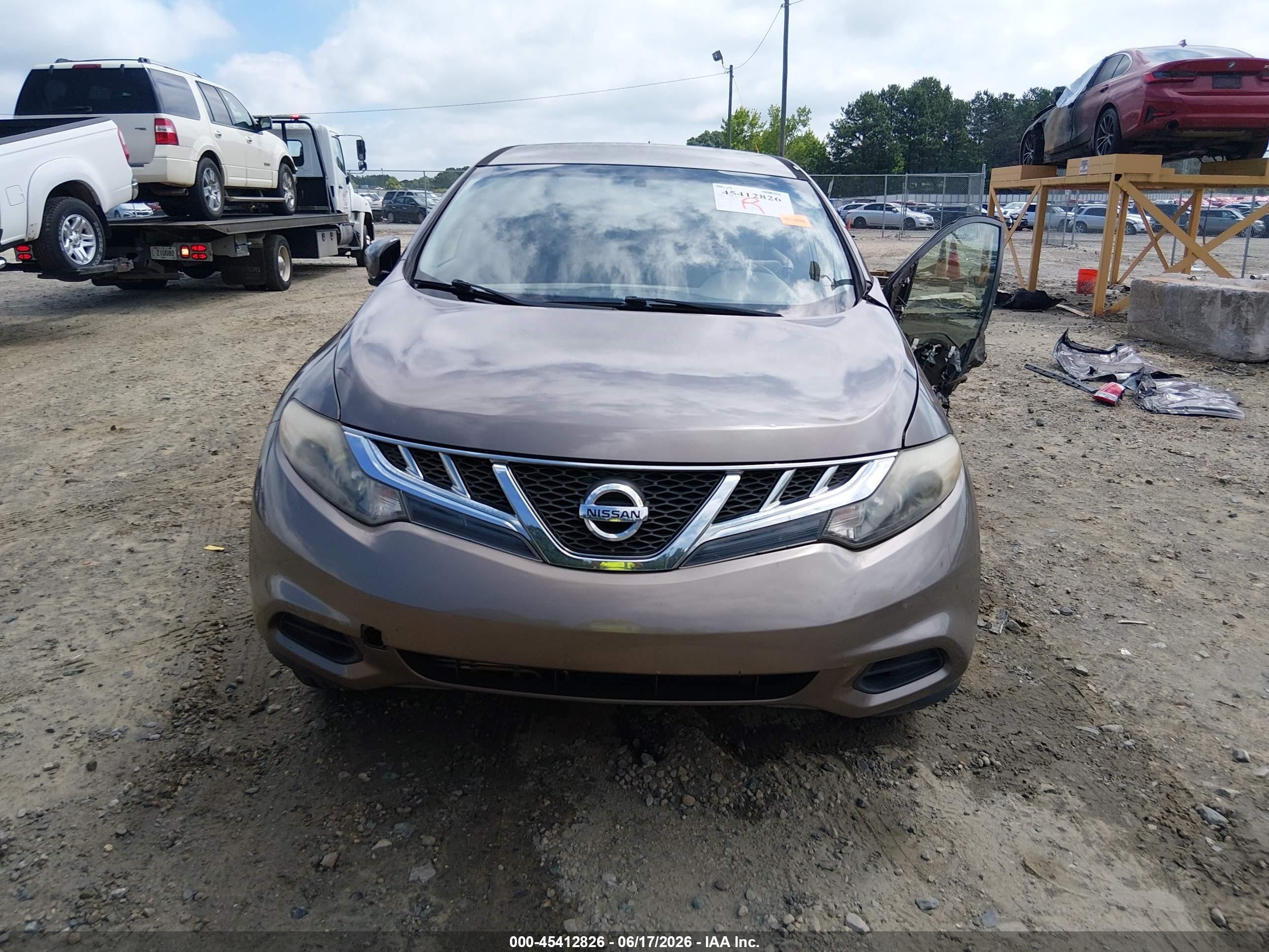 2014 Nissan Murano S Brown vin: JN8AZ1MU2EW406271