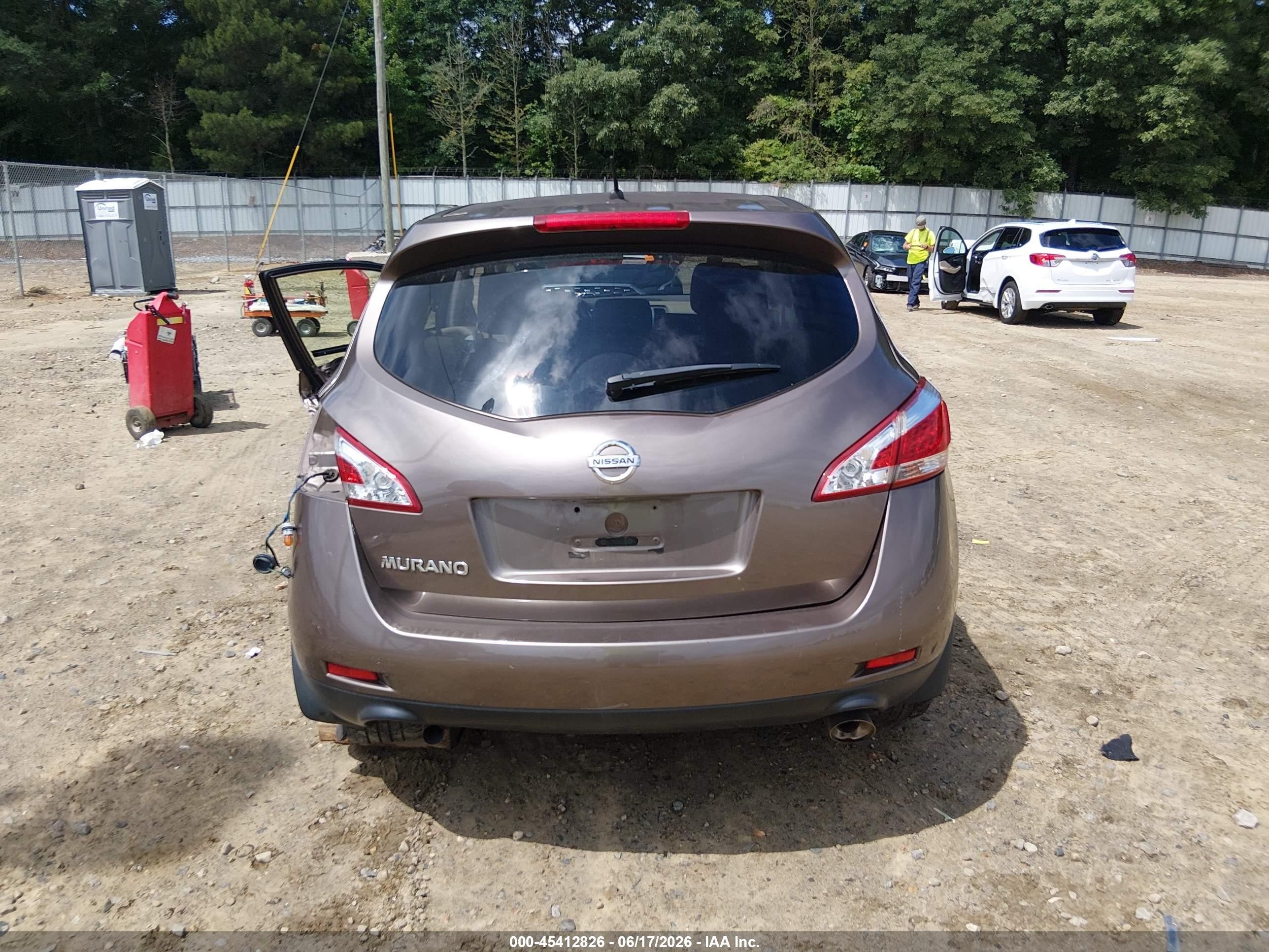 2014 Nissan Murano S Brown vin: JN8AZ1MU2EW406271