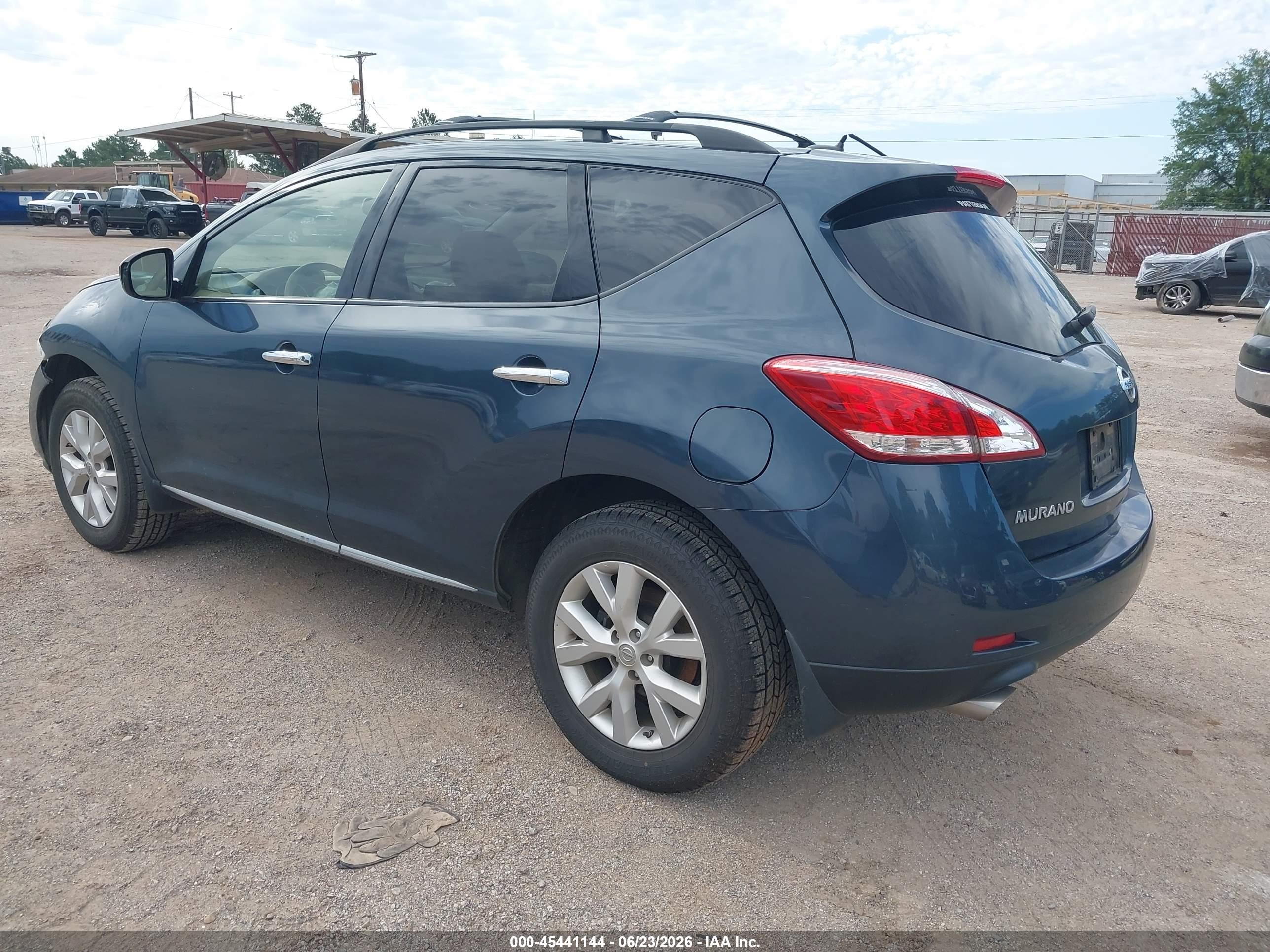 2014 Nissan Murano Sv Синий vin: JN8AZ1MU2EW409882