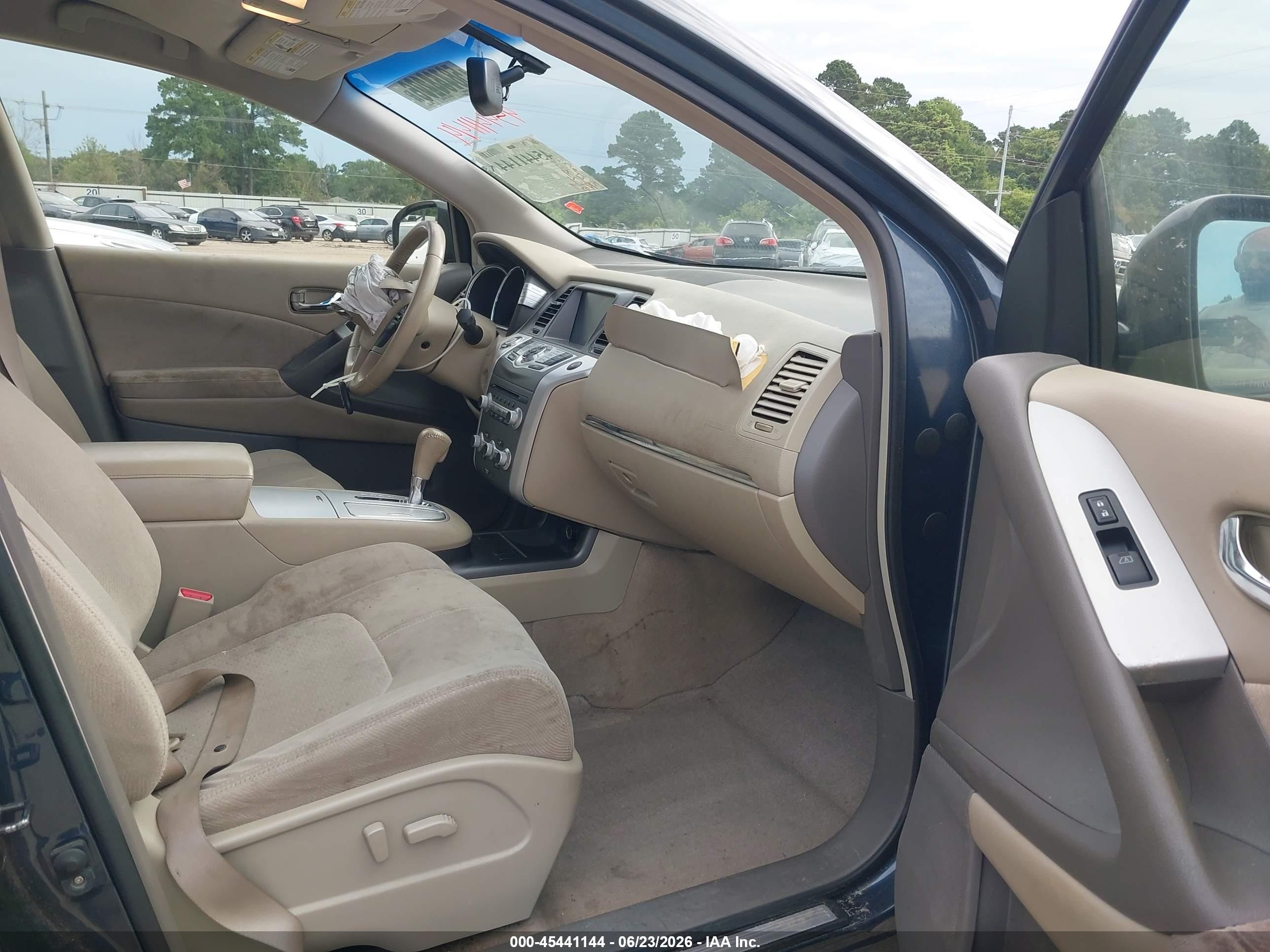 2014 Nissan Murano Sv Синий vin: JN8AZ1MU2EW409882